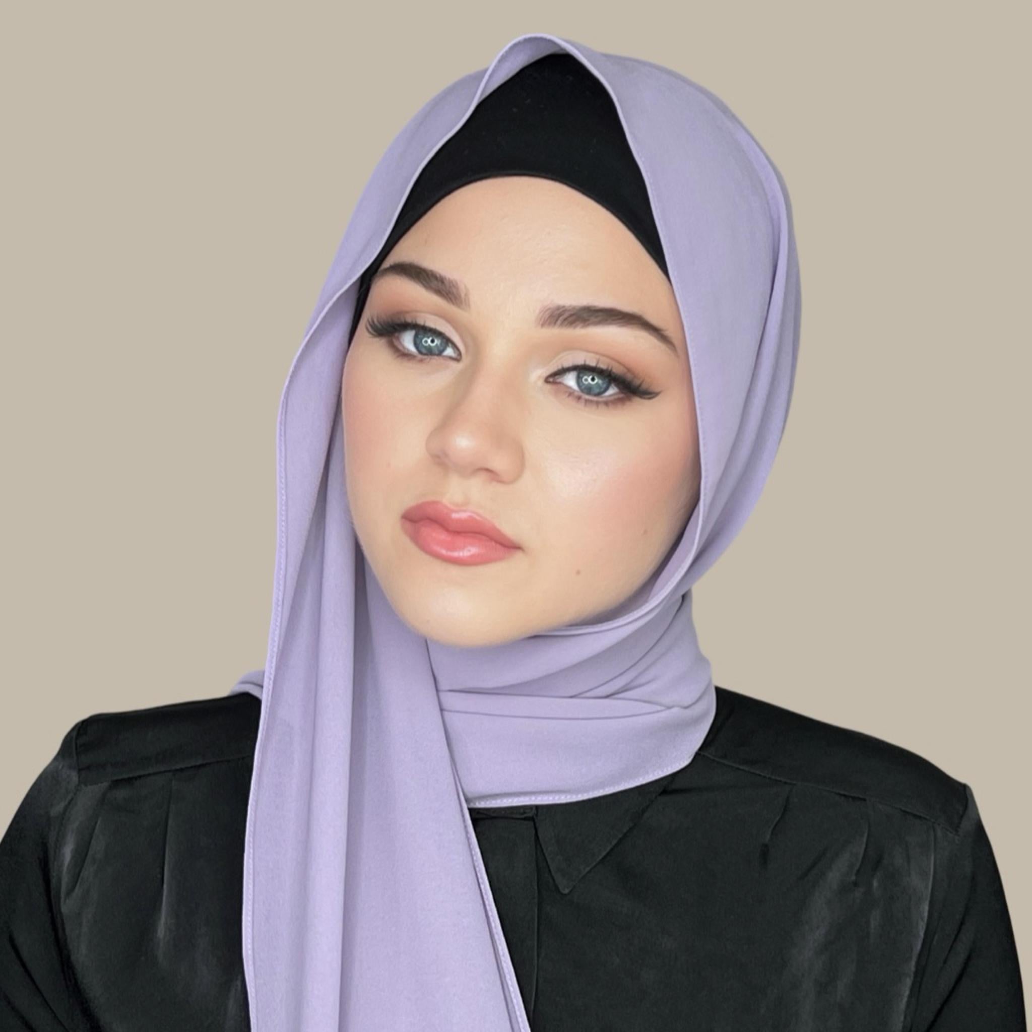 Classic Chiffon Hijab-Lavender