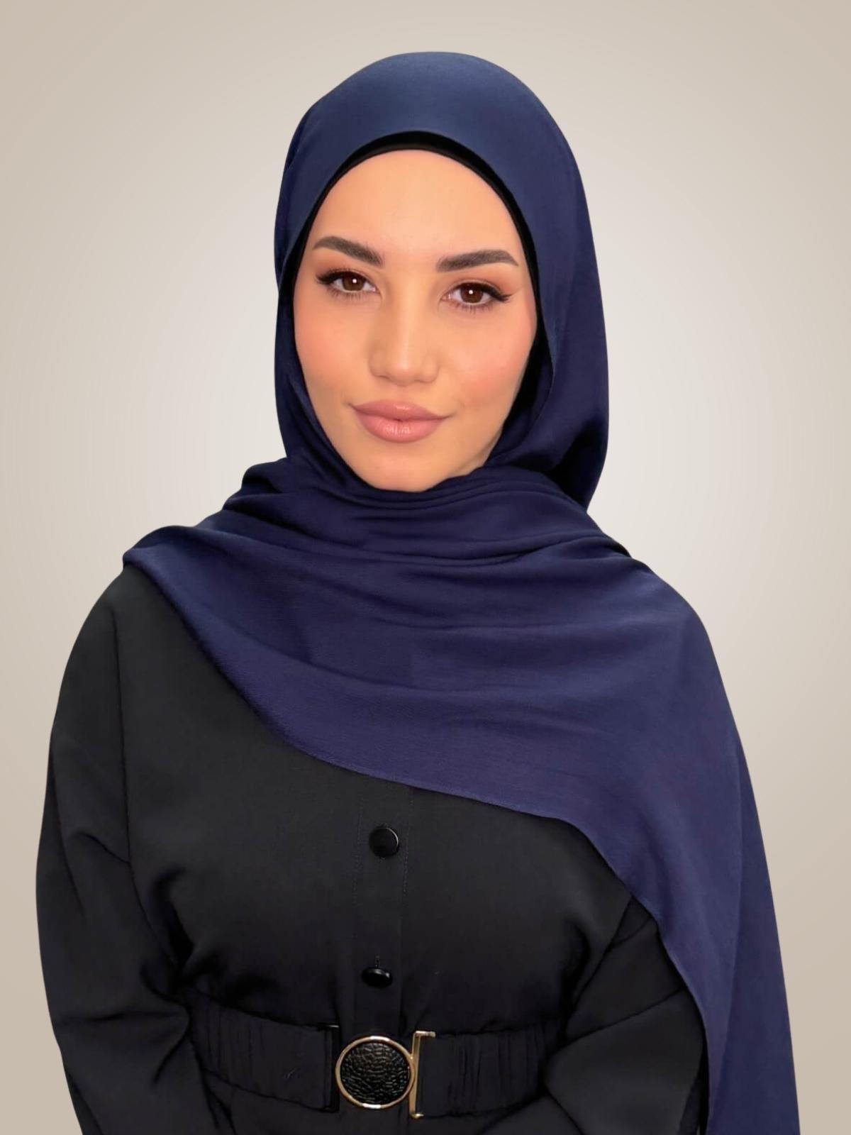 Cotton Modal Hijab-Sea Storm