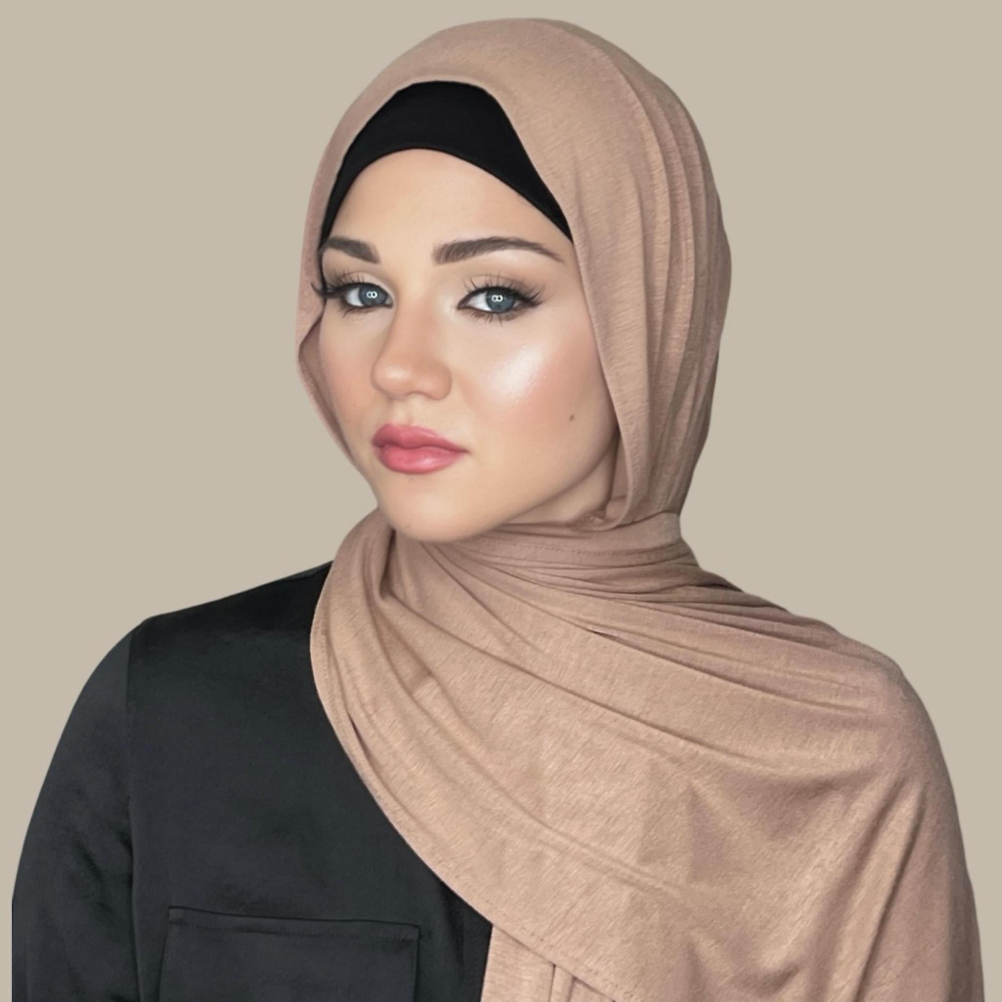 Classic Jersey Hijab-Coffee