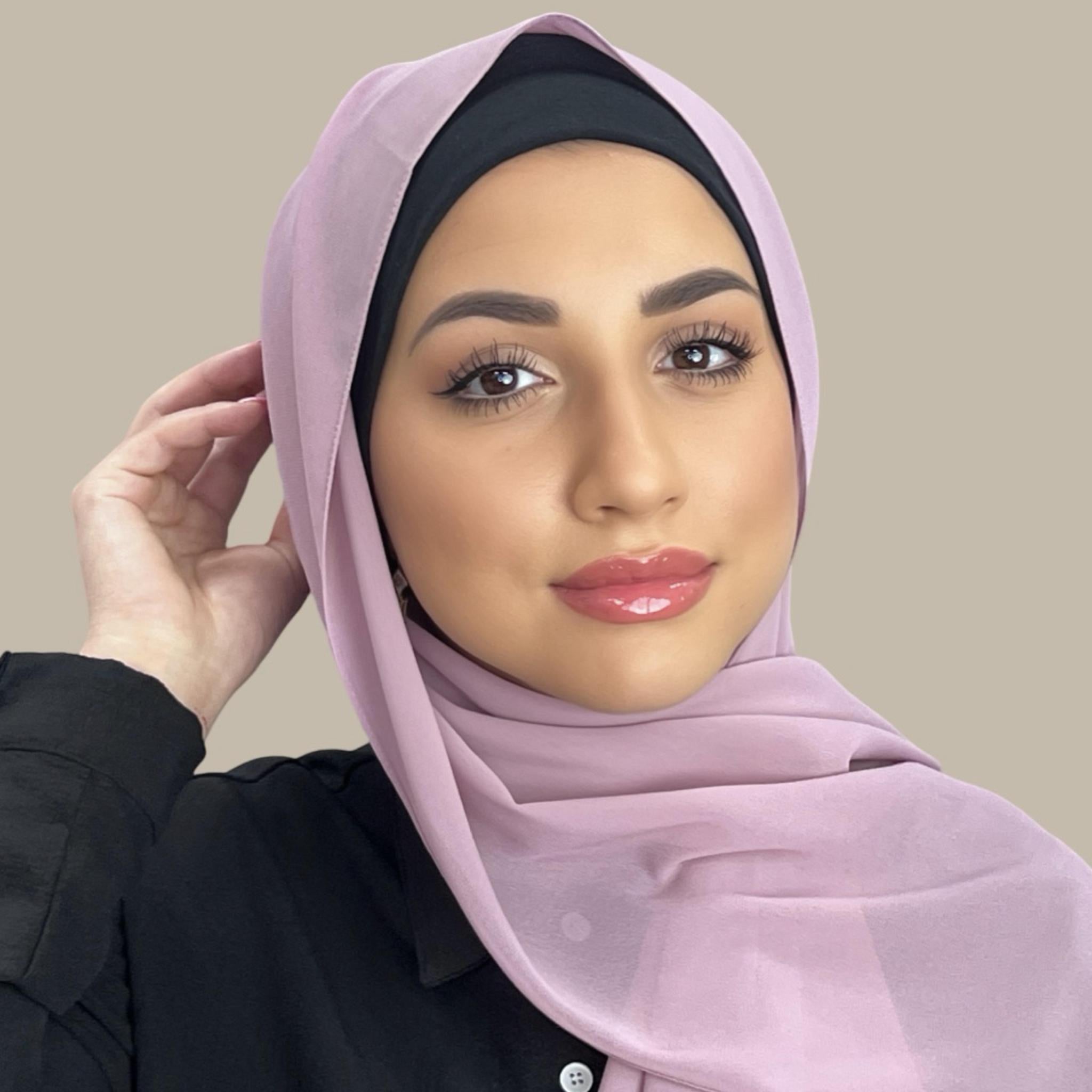 Classic Chiffon Hijab-Blush Pink