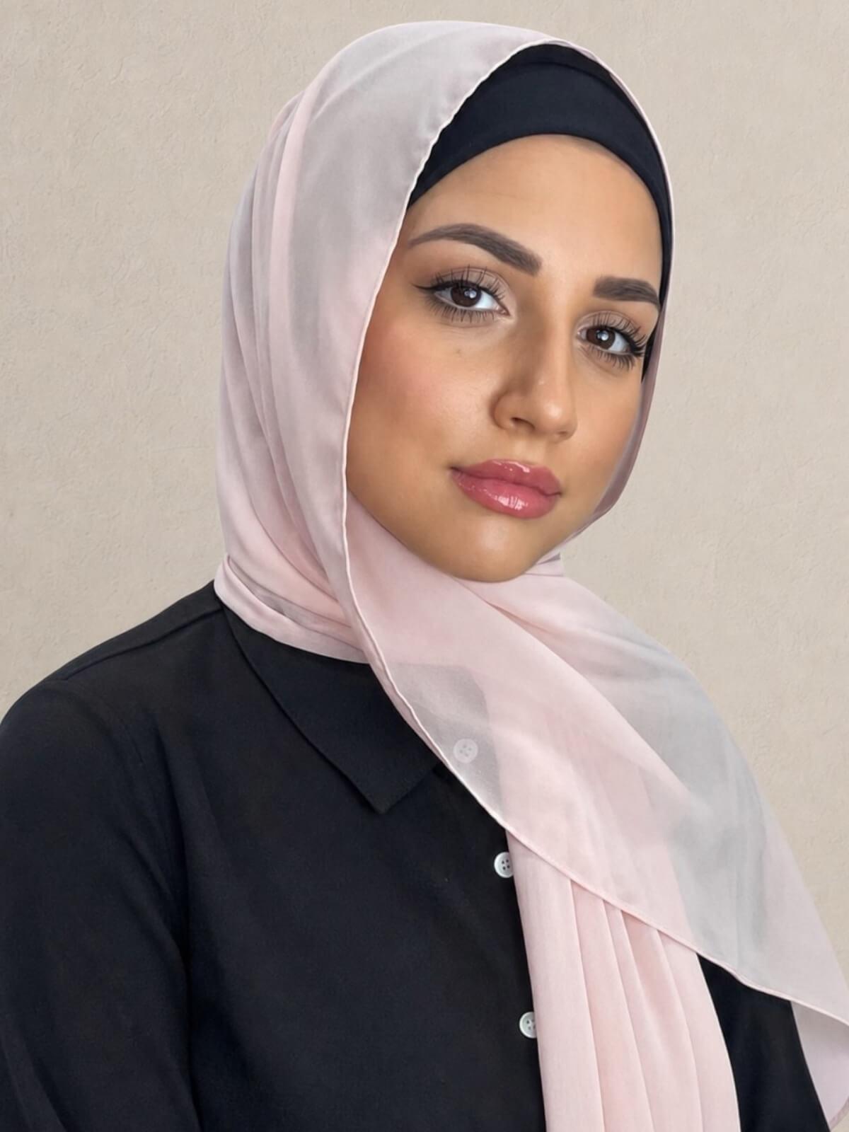 Luxury Chiffon Hijab-Pearl