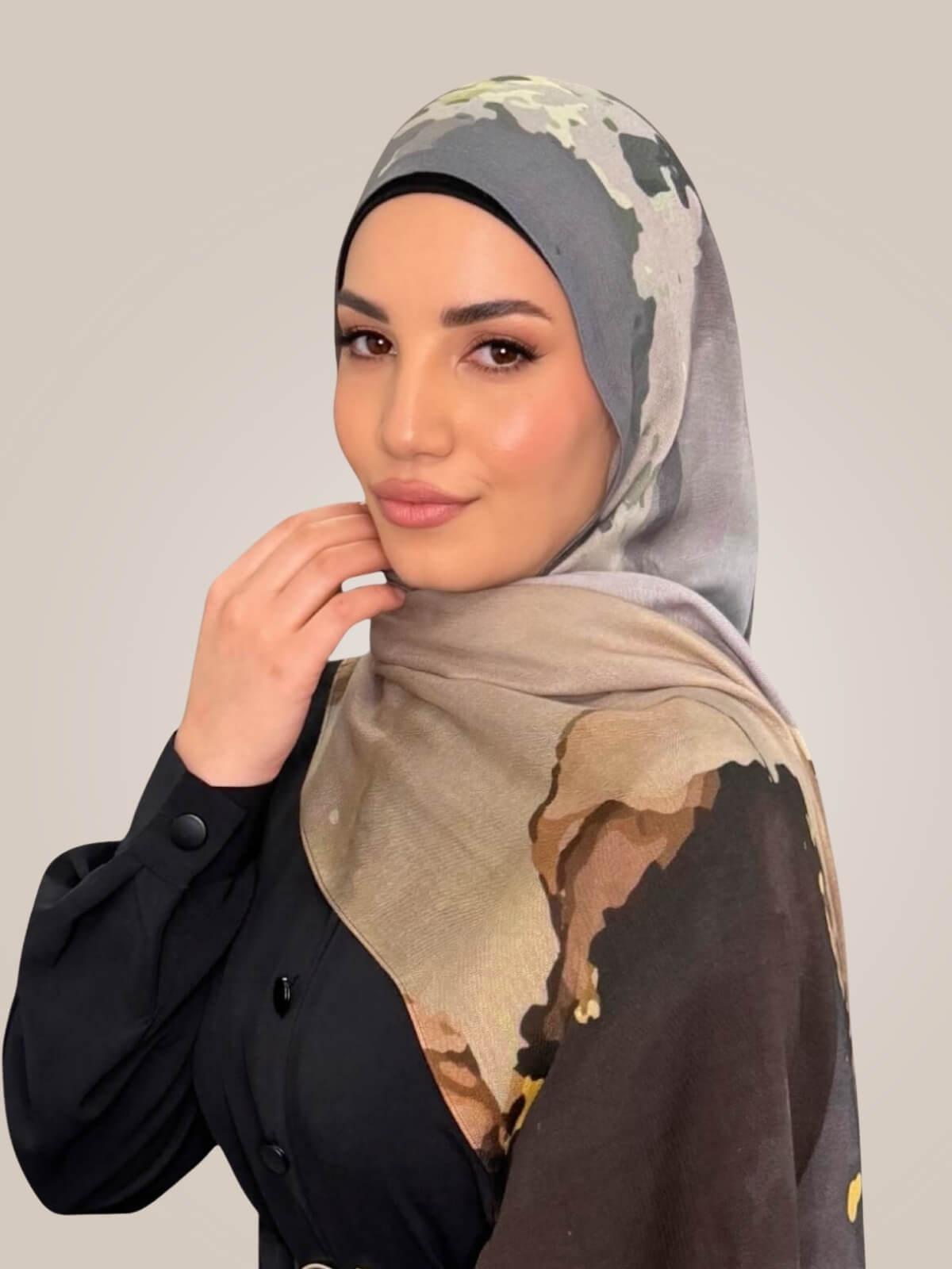 Print Modal Hijab-Beirut Bronze