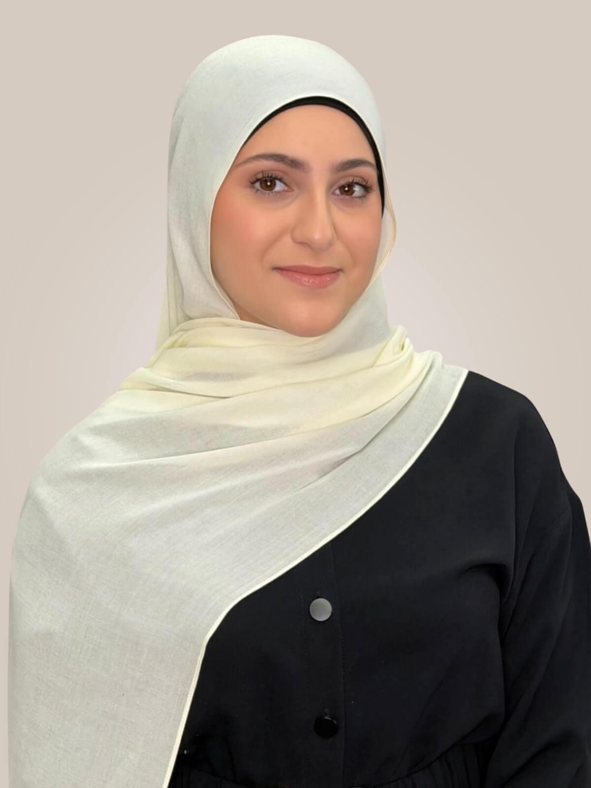 Modish Girl Cotton Modal Hijab-Lace