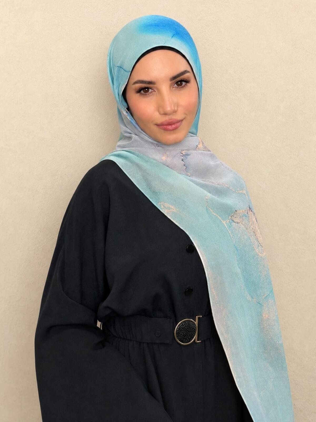 Print Modal Hijab-Amalfi Blue