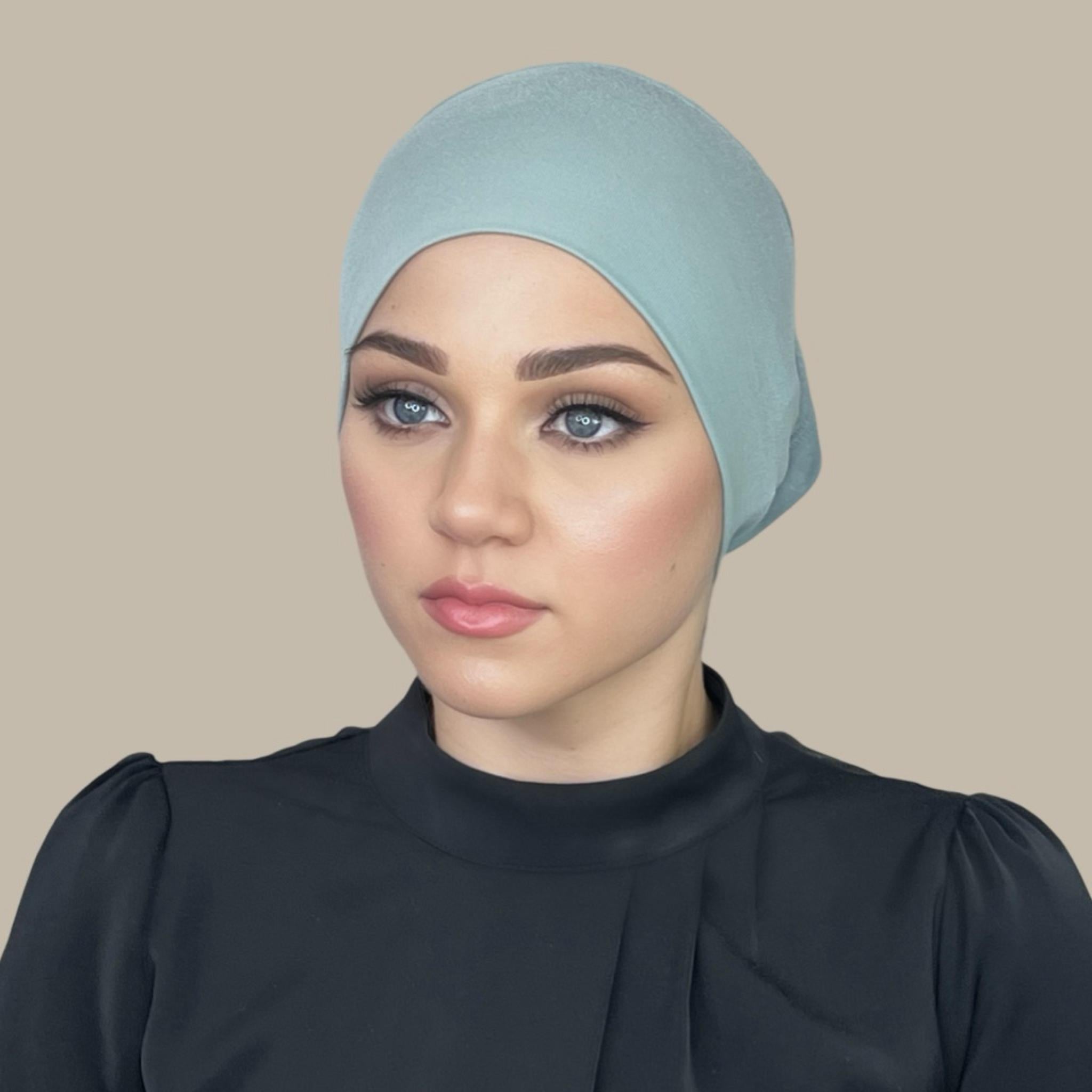 Premium Jersey UnderScarf-Pale Cyan - Modish Hijab