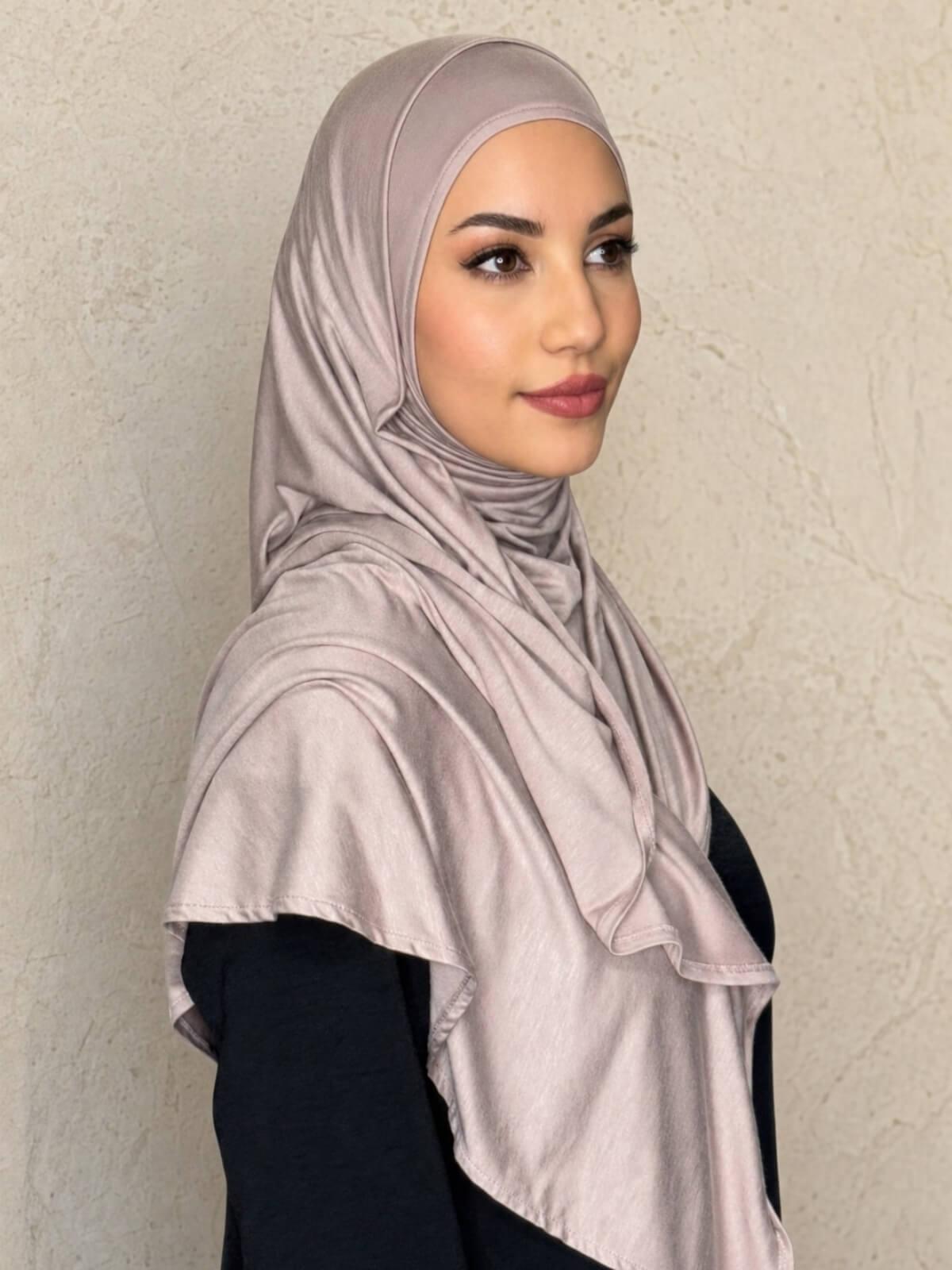 Pre-Sewn Jersey Hijab-Sphinx