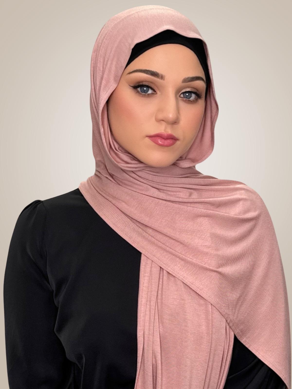 Classic Jersey Hijab-Rosin