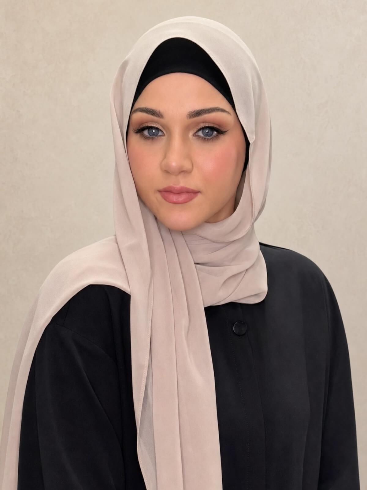 Luxury Chiffon Hijab-Oat
