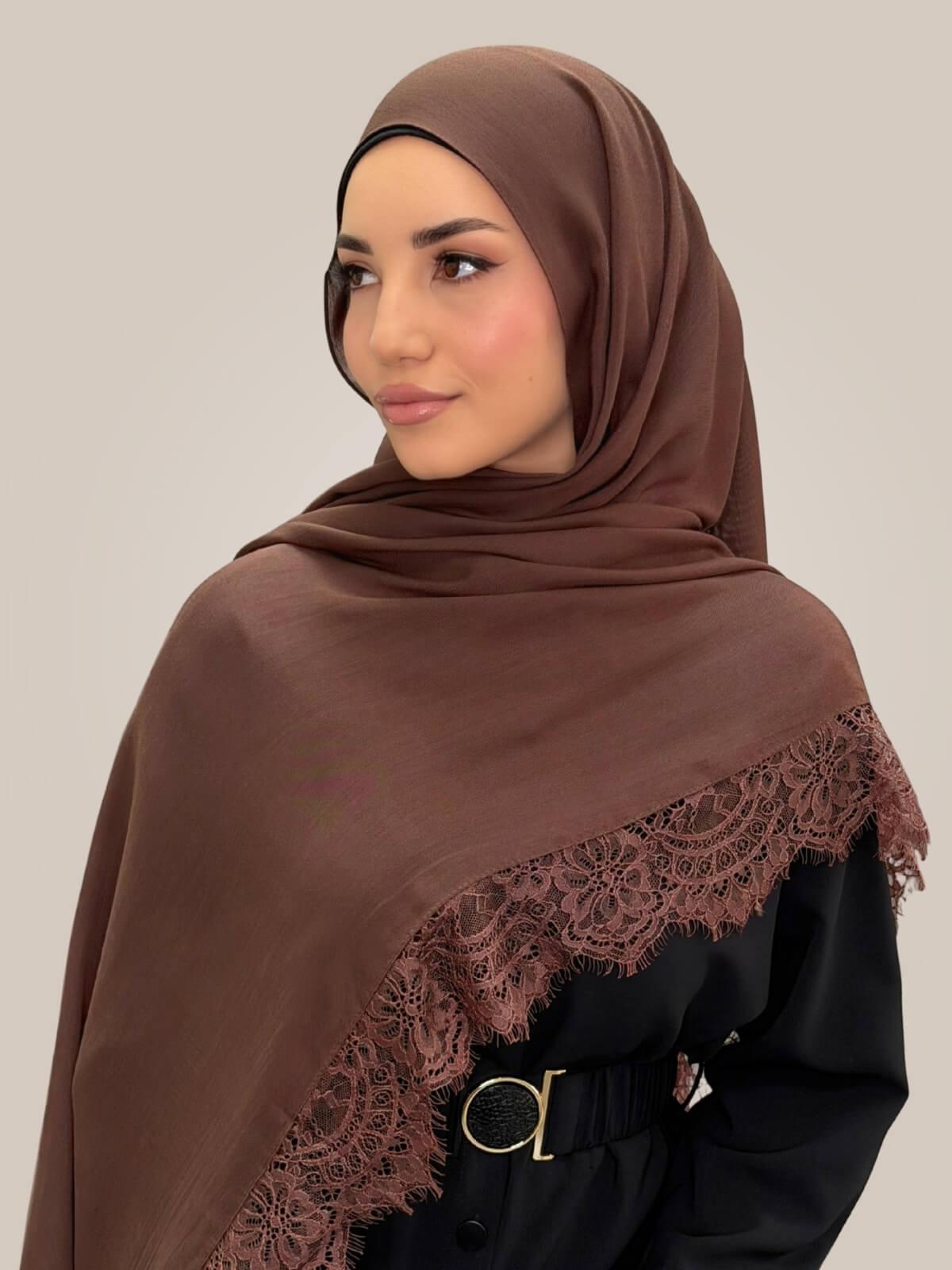 Lace Cotton Modal Hijab-Keepsake