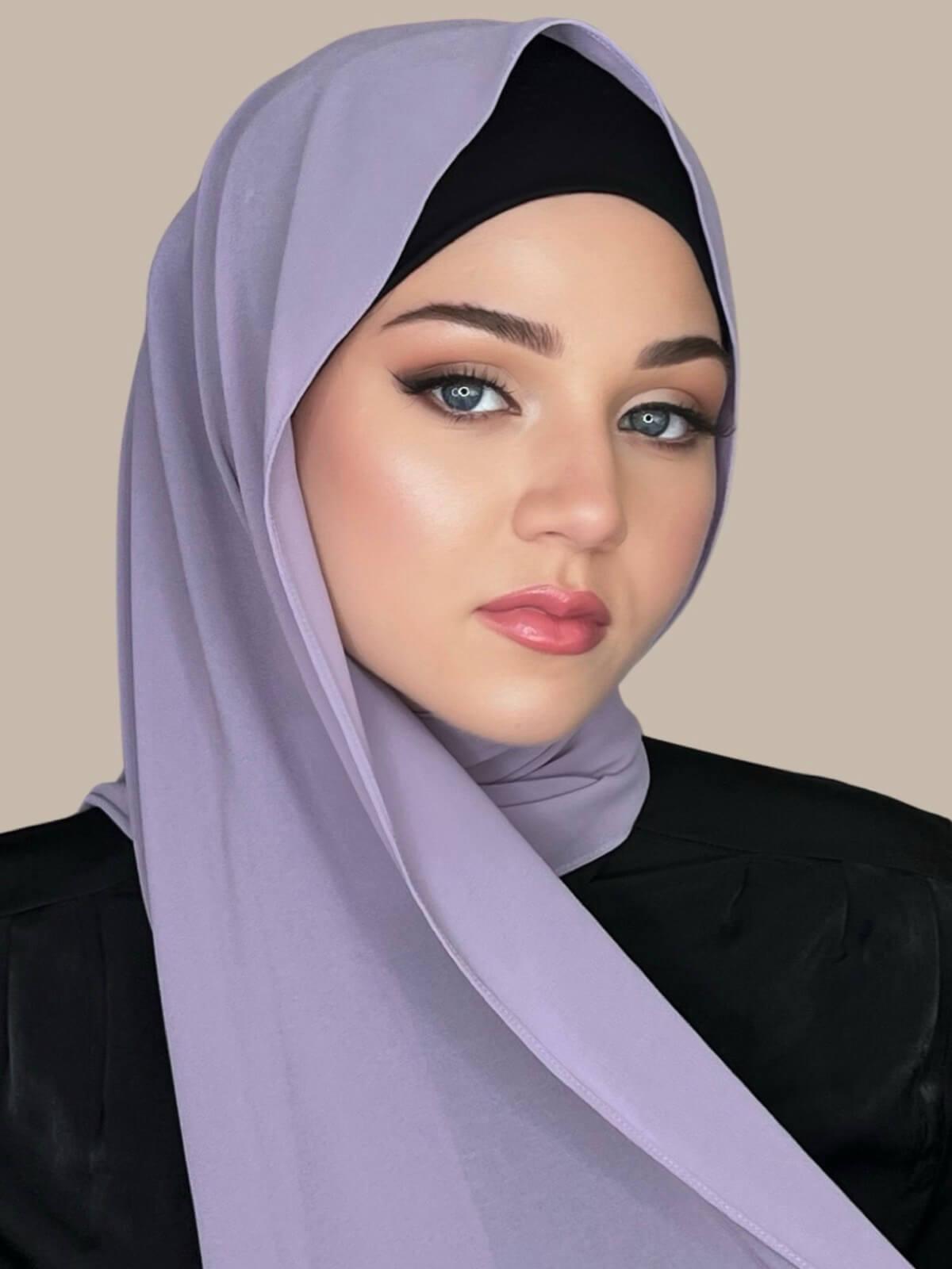 Classic Chiffon Hijab-Lavender