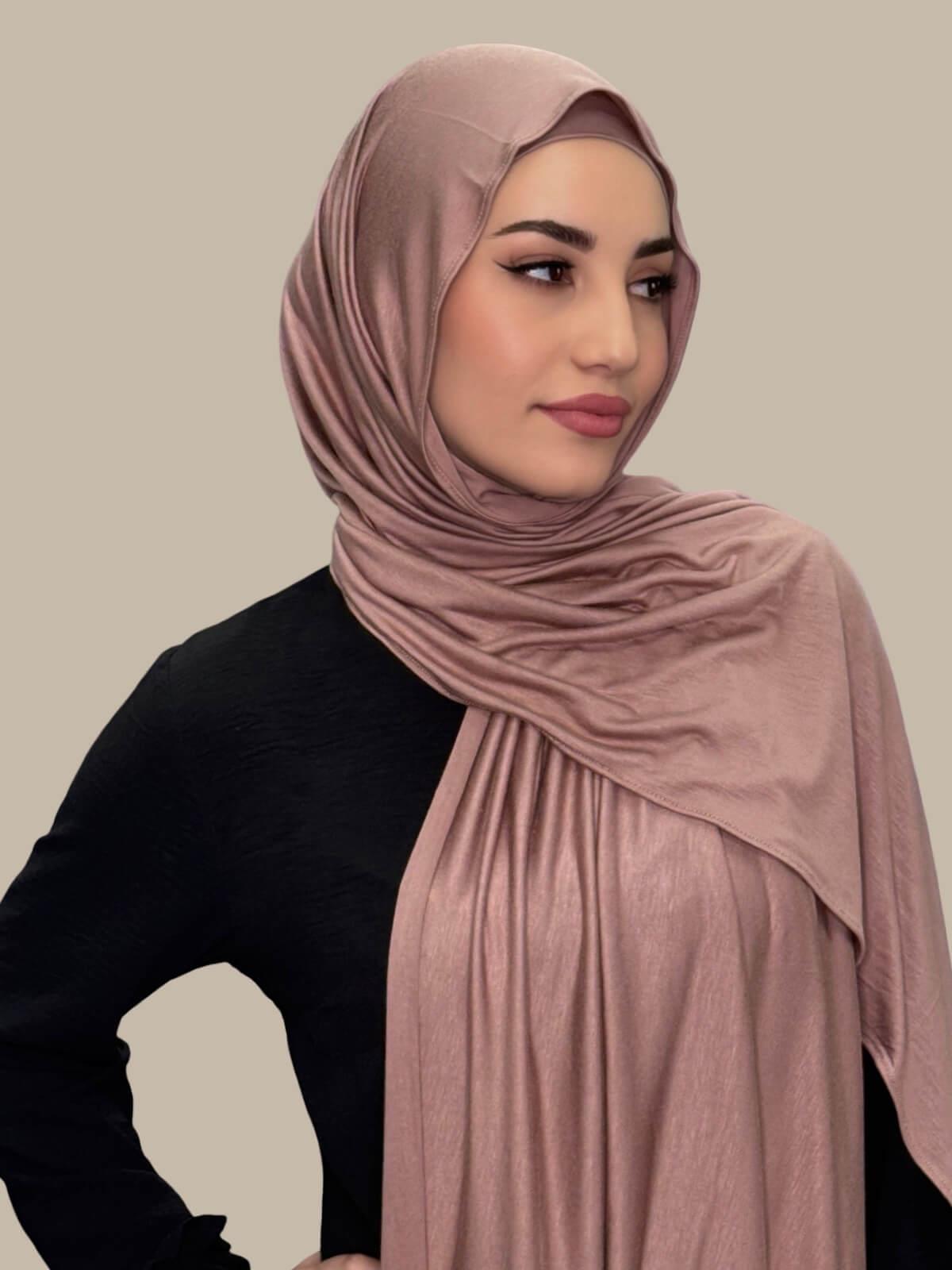 rose brown hijab