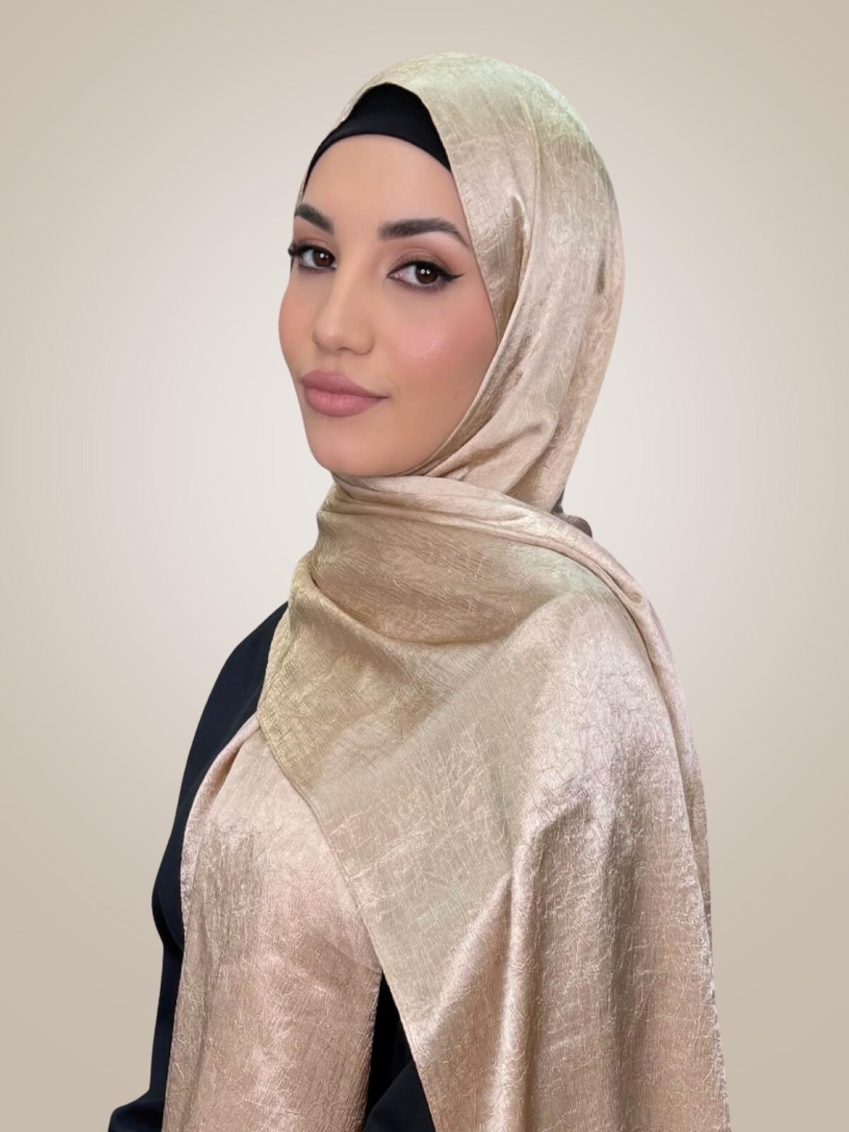 Classic Satin Hijab-Nude