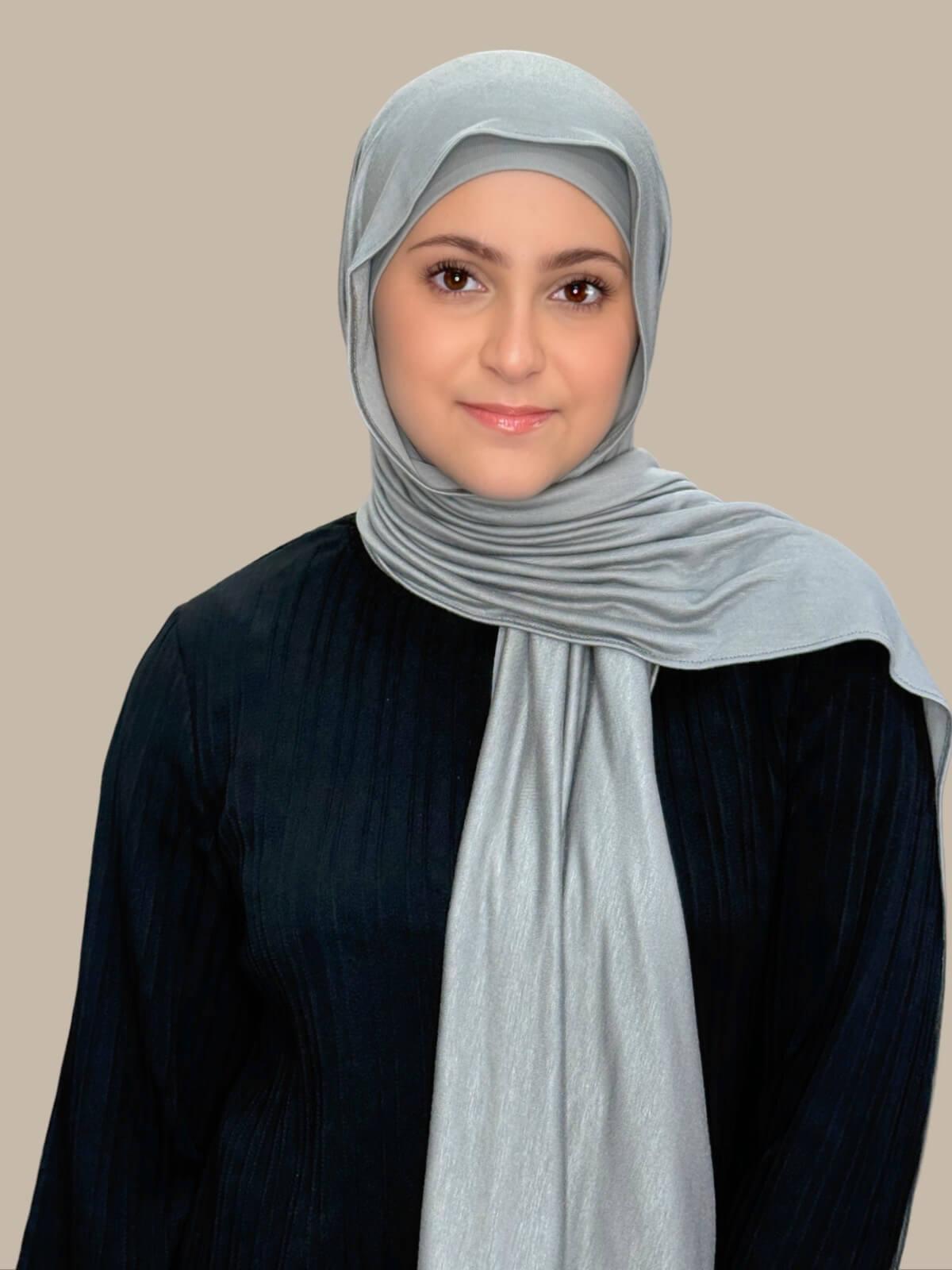 Modish Girl Premium Jersey Hijab-Chic Grey