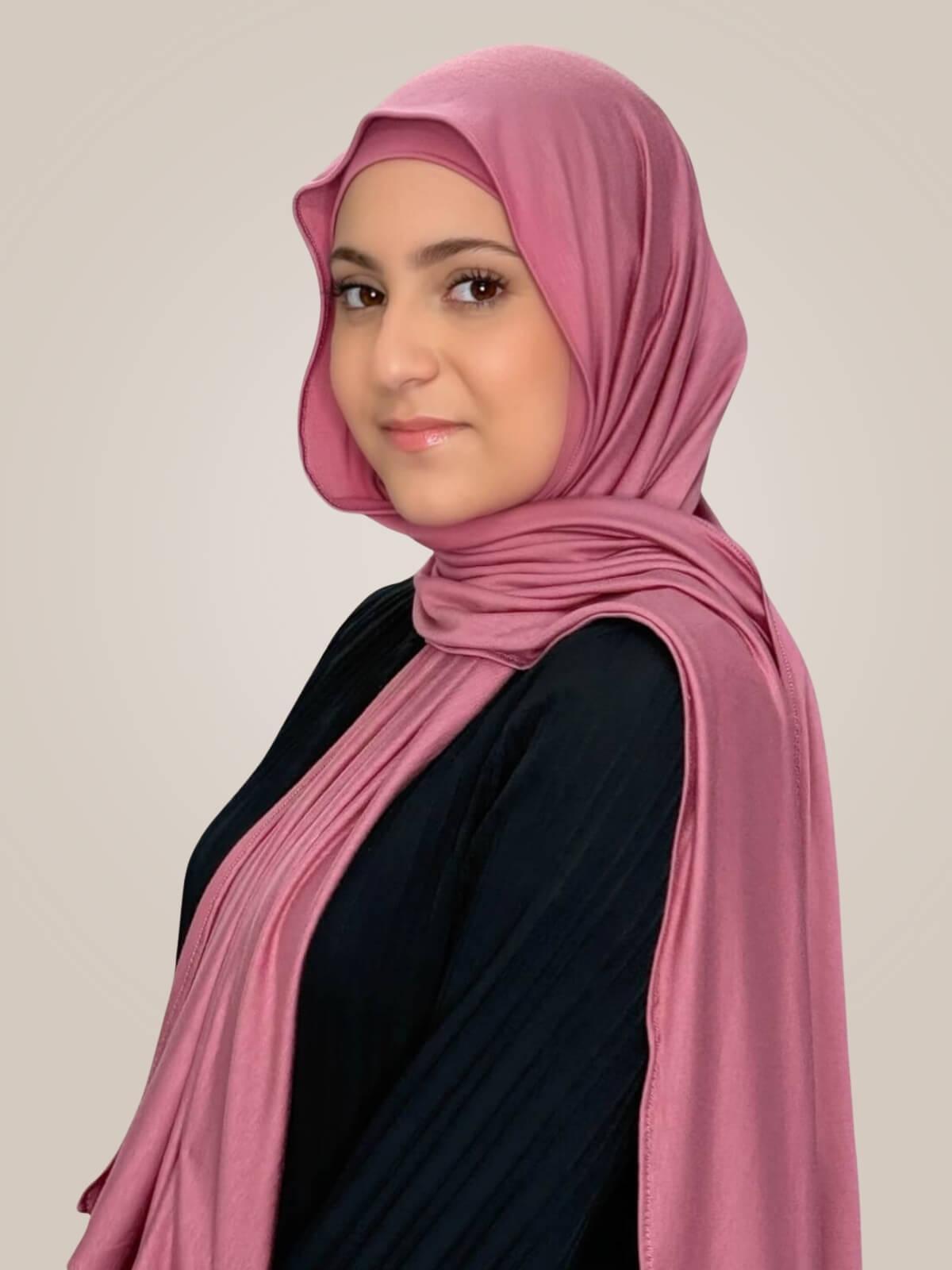 Modish Girl Premium Jersey Hijab-Pale Rose