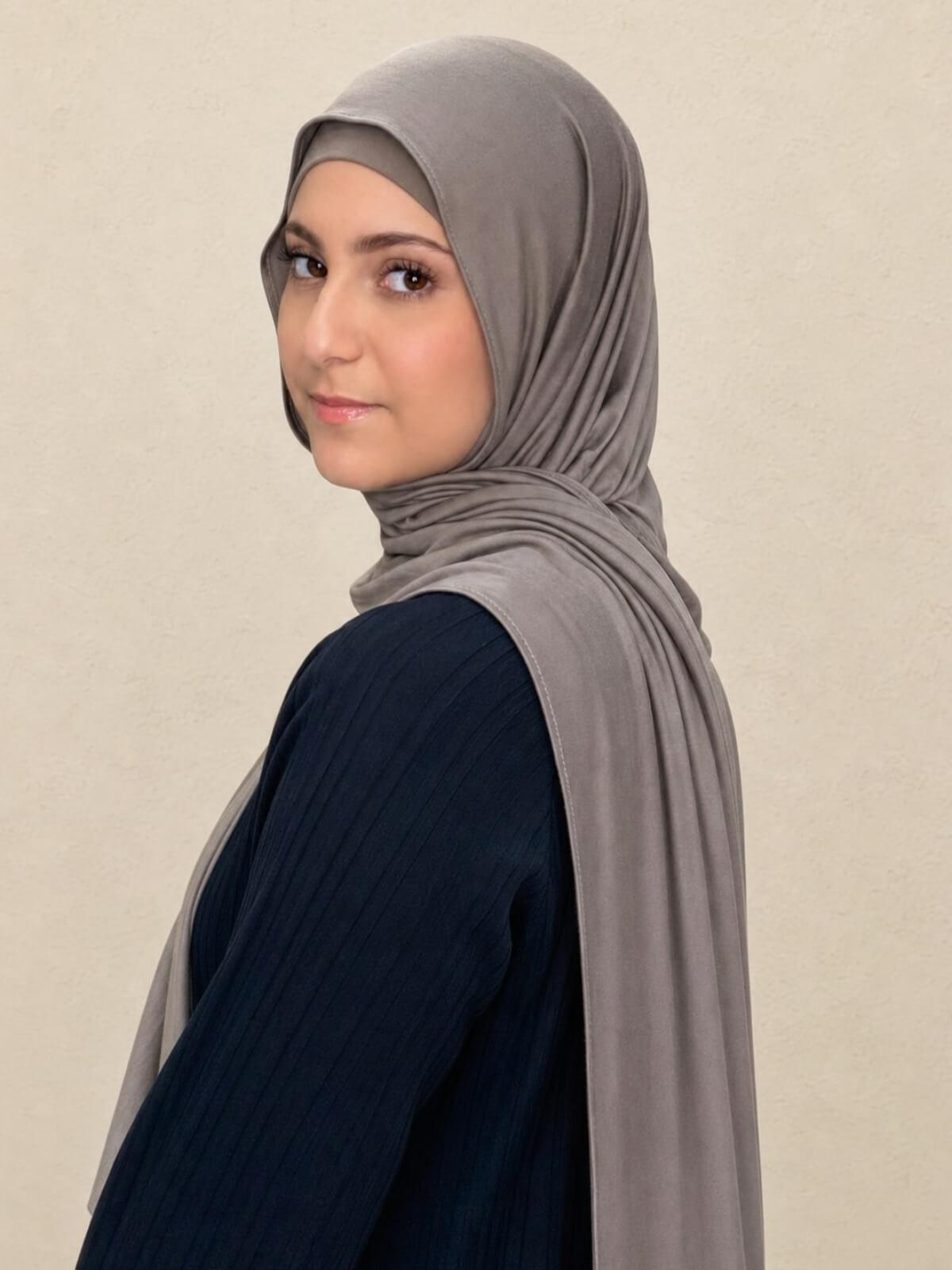 Modish Girl Premium Jersey Hijab-Sandstone