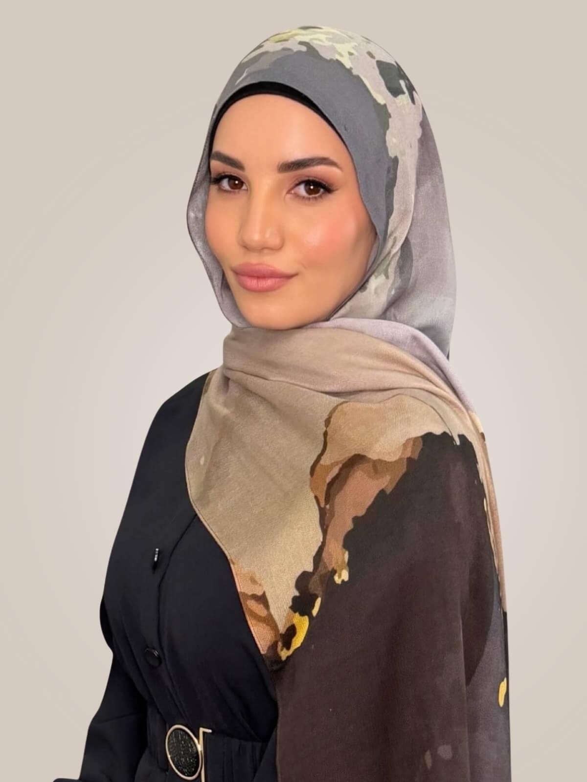 Print Modal Hijab-Beirut Bronze
