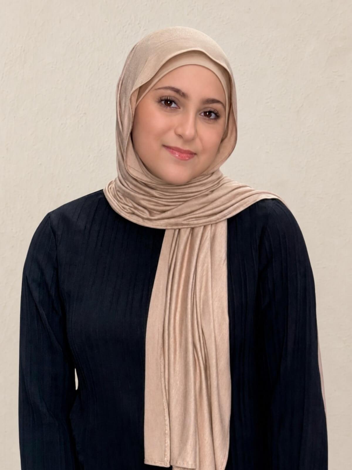 Modish Girl Premium Jersey Hijab-Warm Taupe