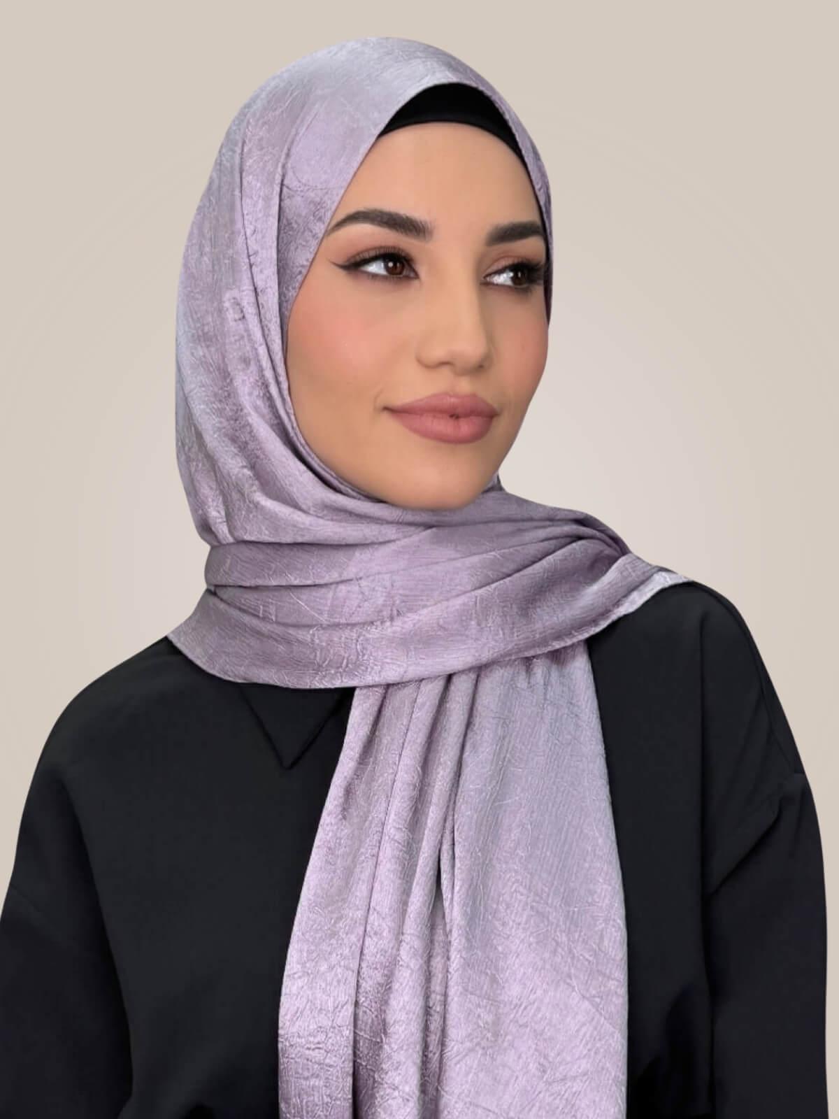 Classic Satin Hijab-Periwinkle