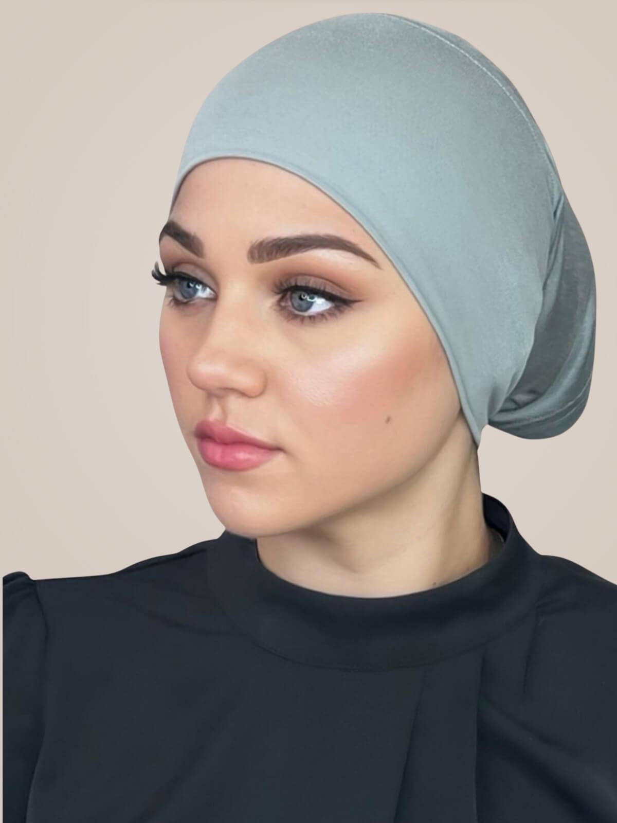 Premium Jersey Underscarf-Stone Green