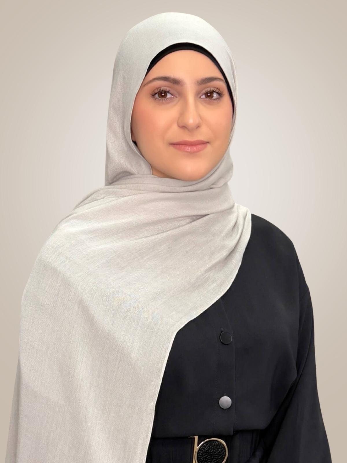 Modish Girl Cotton Modal Hijab-Pearl River