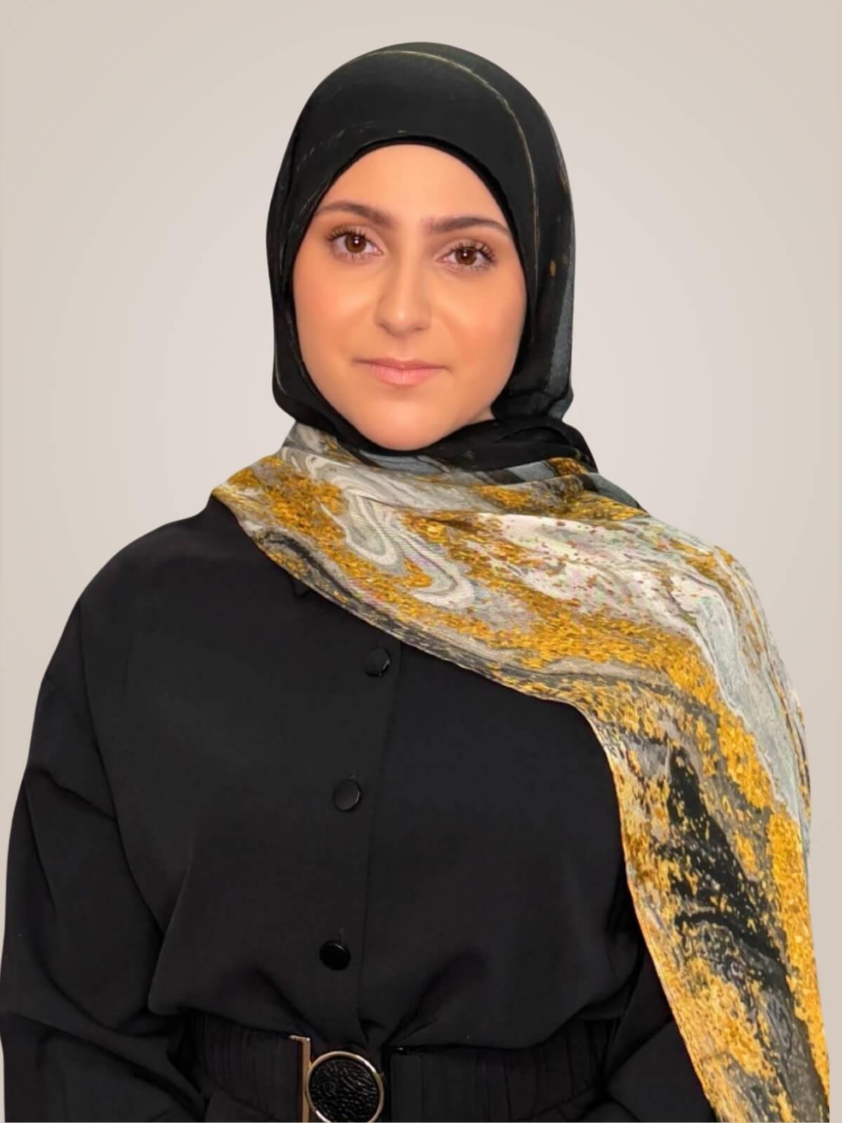 Modish Girl Print Modal Hijab-Sedona Slate
