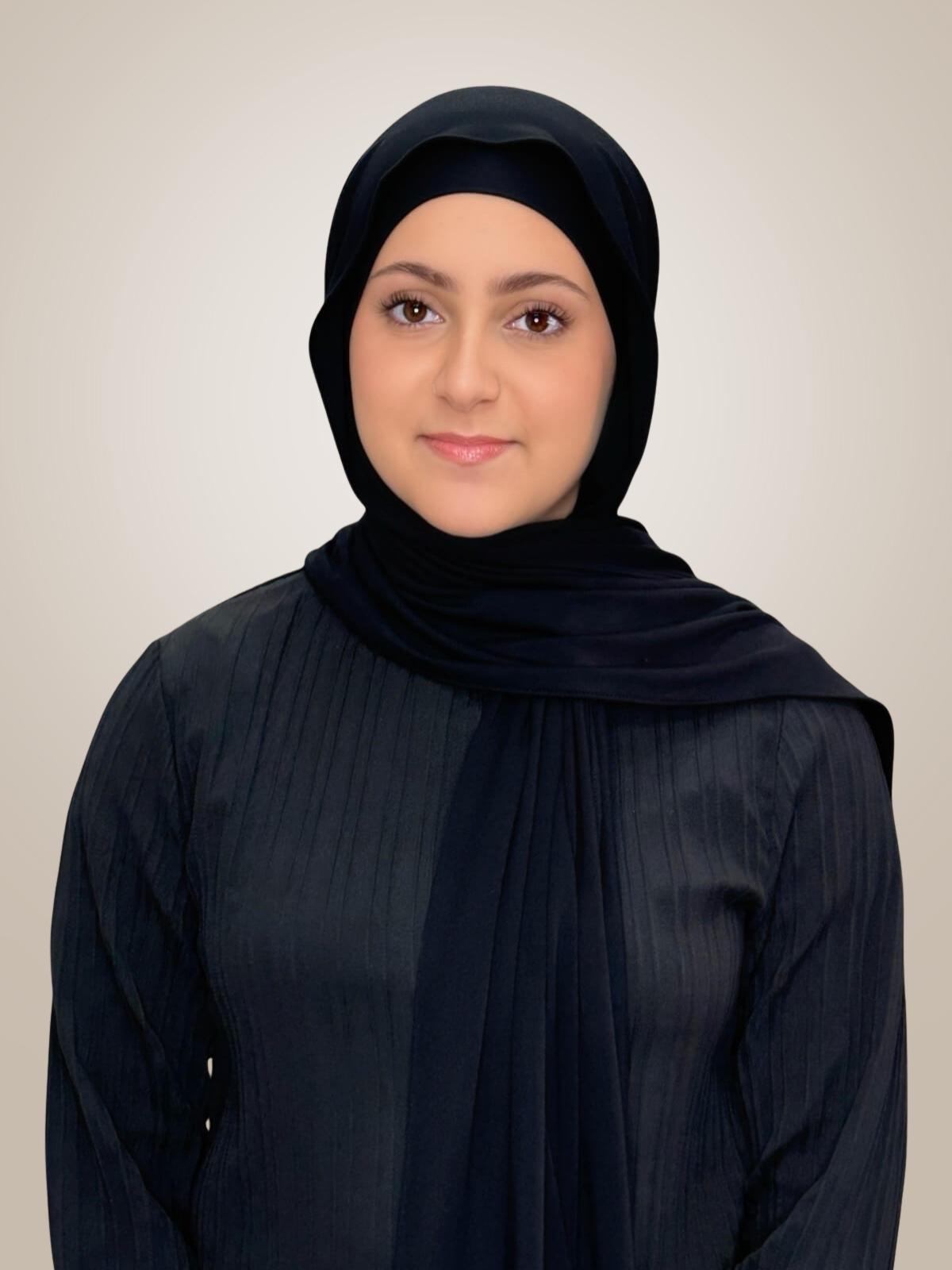 Modish Girl Premium Jersey Hijab-Black