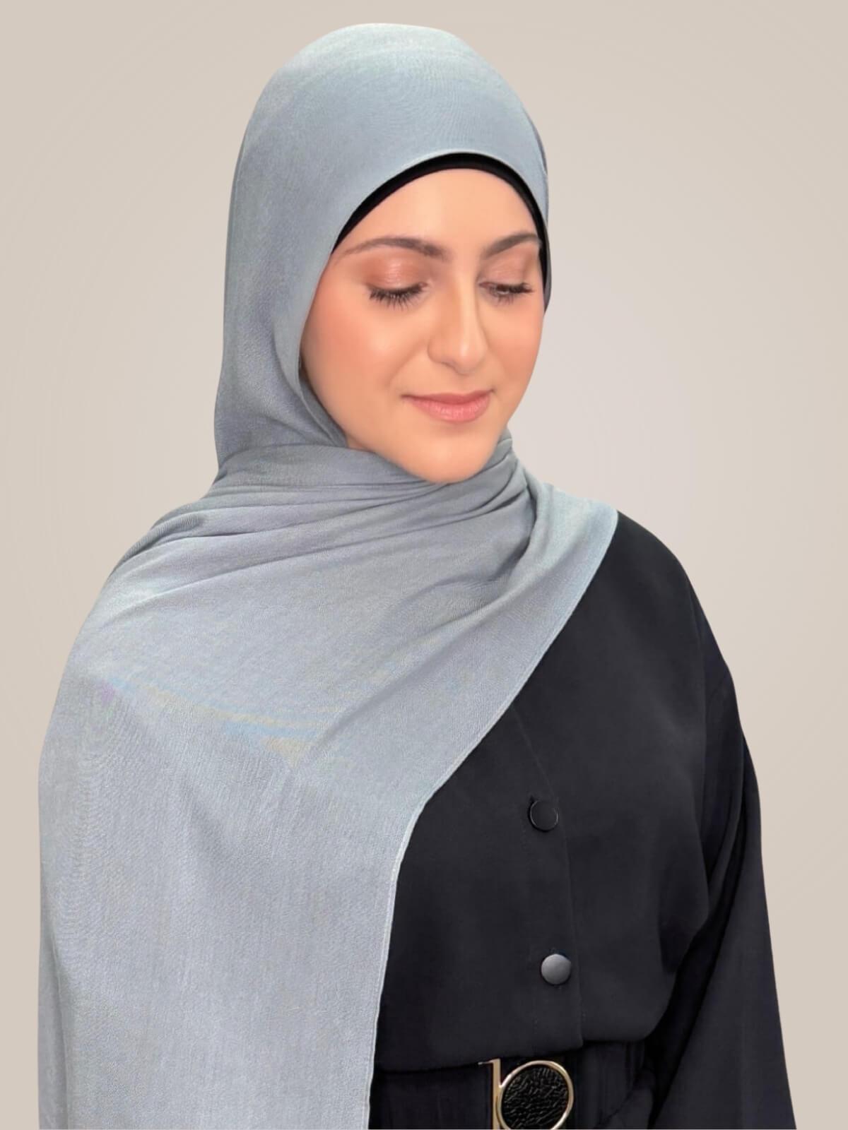 Modish Girl Cotton Modal Hijab-Fossil