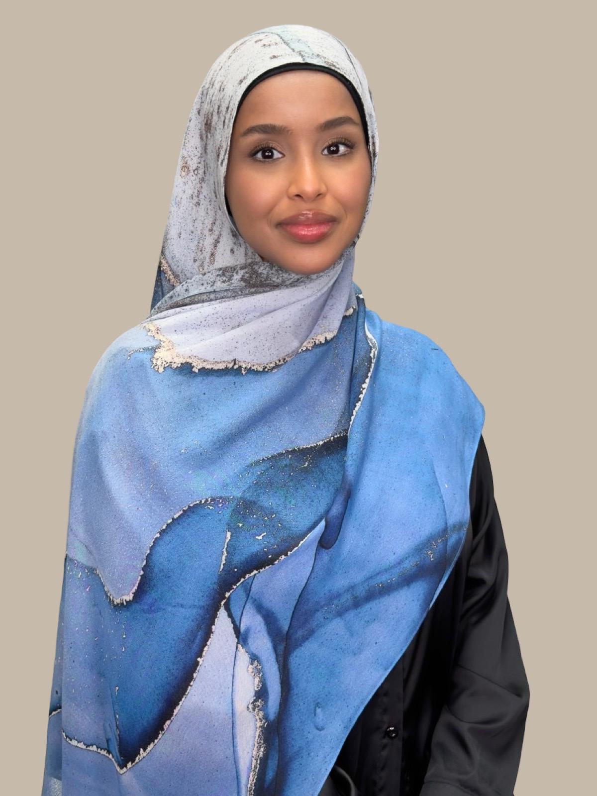 Print Modal Hijab-Santorini Night