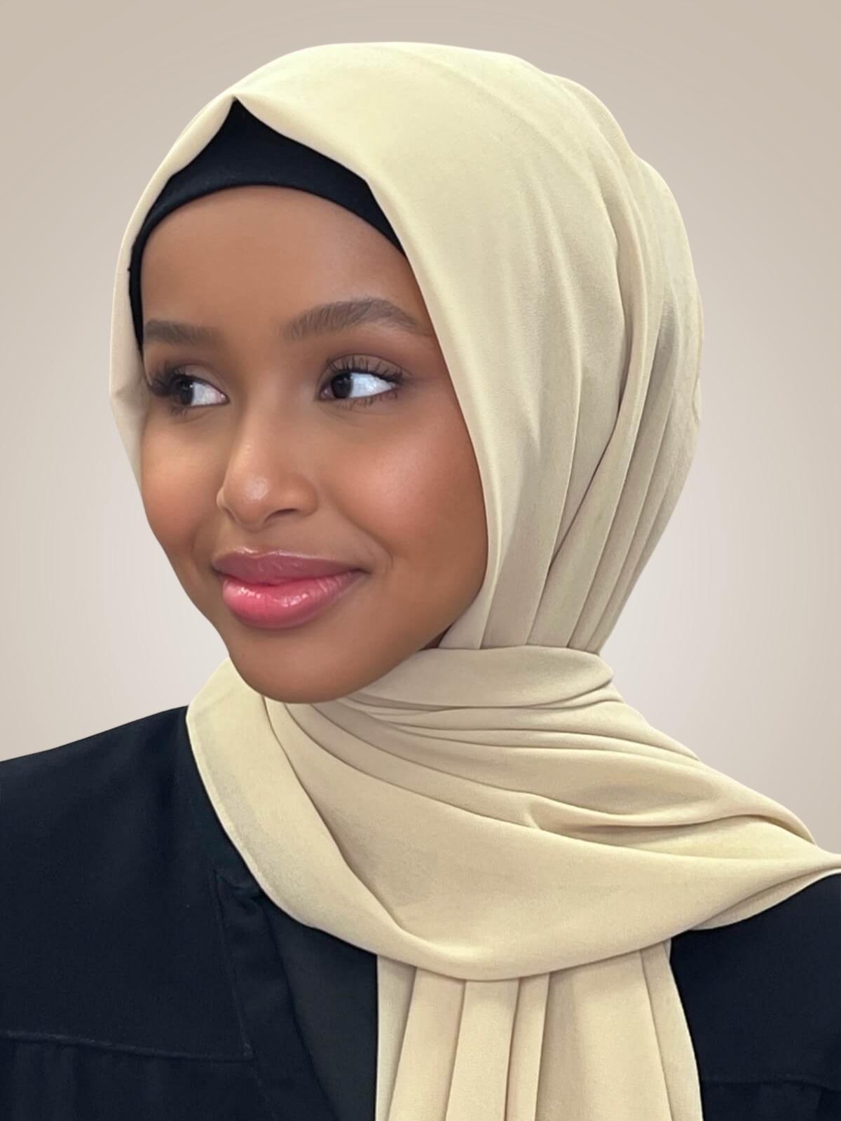 Classic Chiffon Hijab-Linen