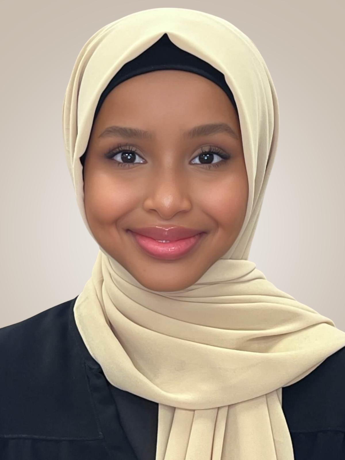Classic Chiffon Hijab-Linen