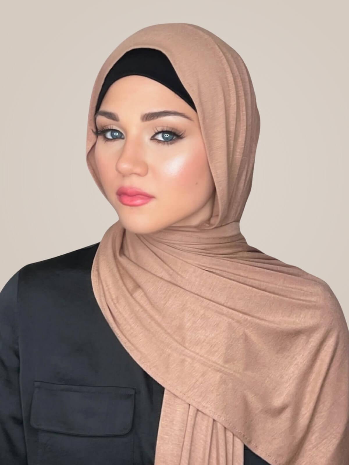 Classic Jersey Hijab-Coffee