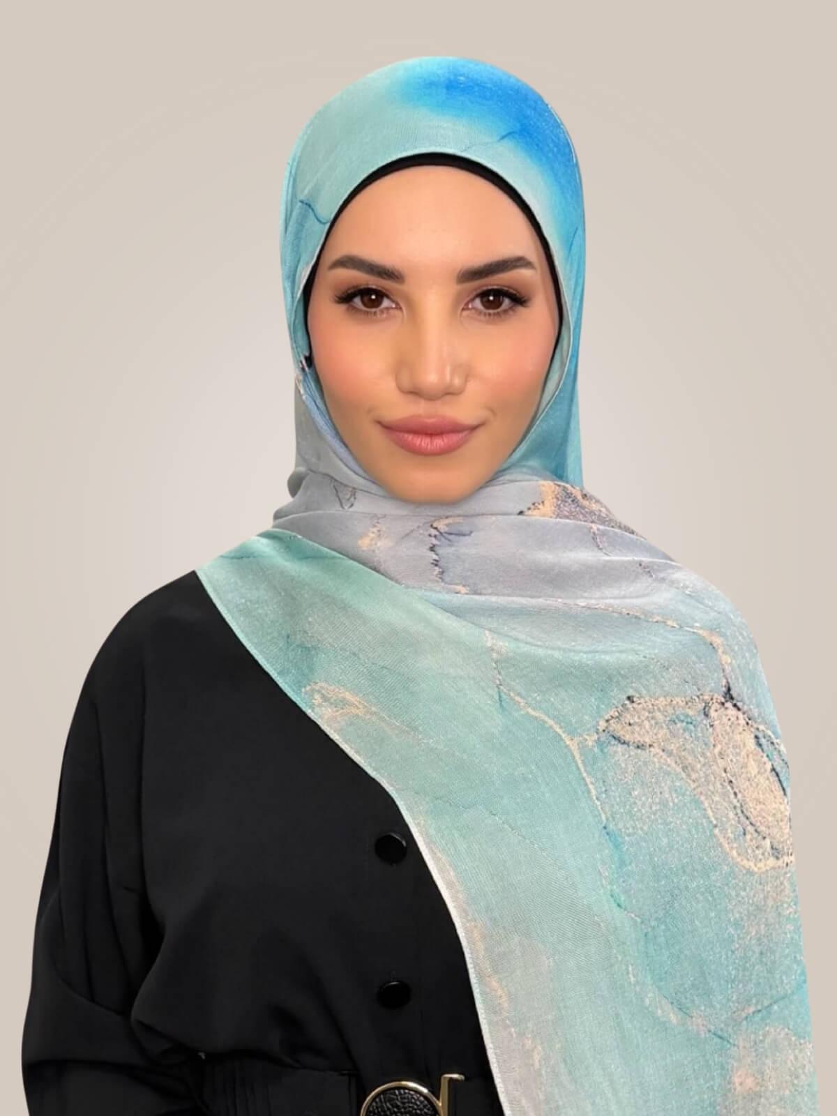 Print Modal Hijab-Amalfi Blue