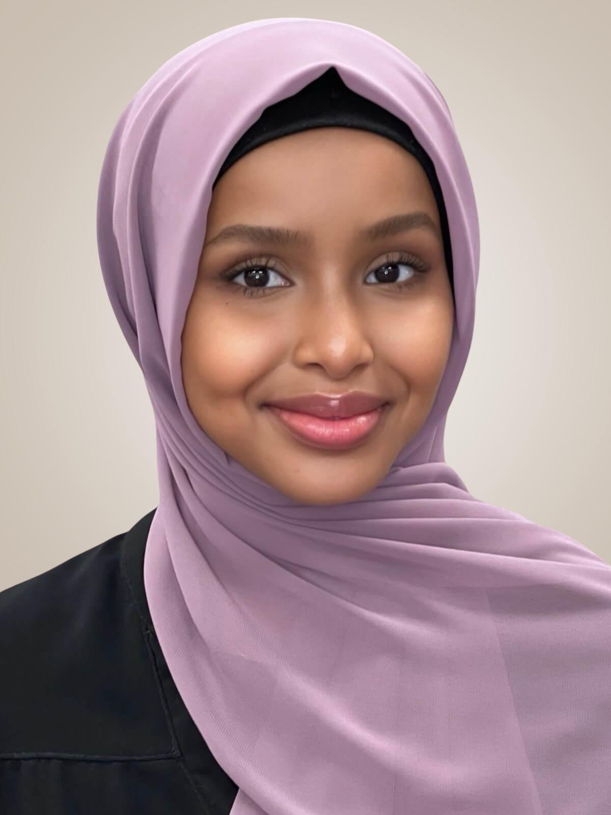 Luxury Chiffon Hijab-Rose Taupe