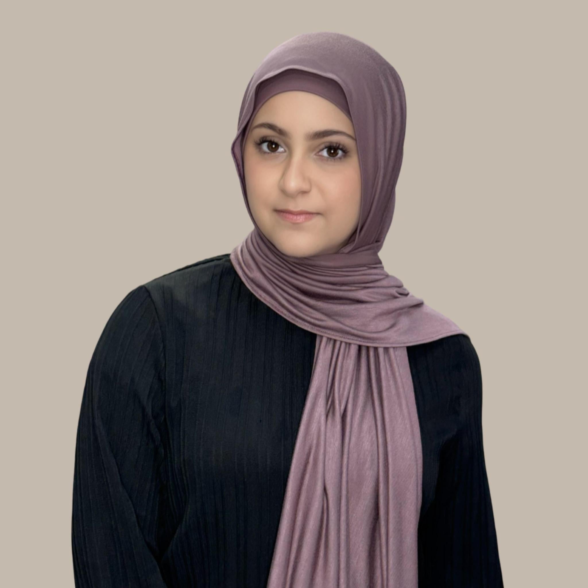 Modish girl Premium Jersey Hijab-Rose Taupe