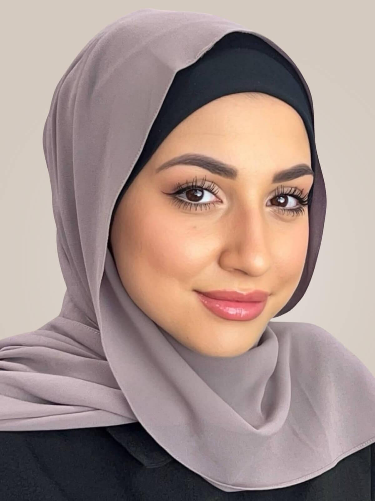 Classic Chiffon Hijab-Light Mocha
