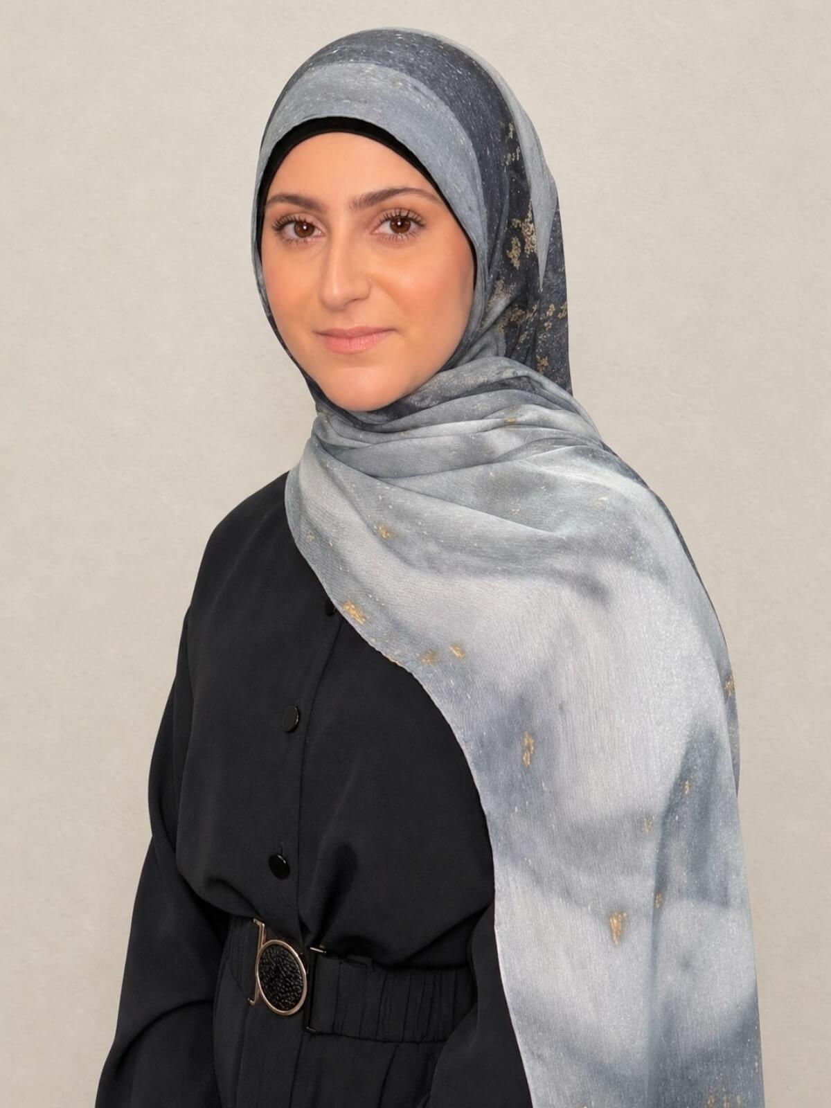 Modish Girl Print Modal Hijab-London Fog