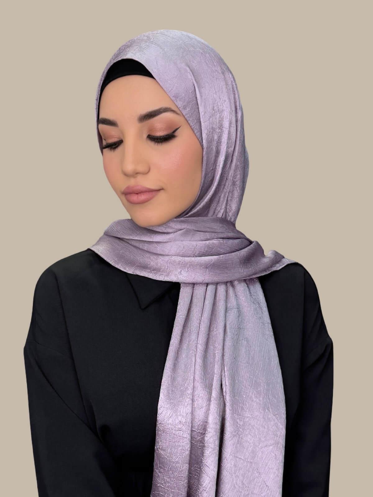 Classic Satin Hijab-Periwinkle