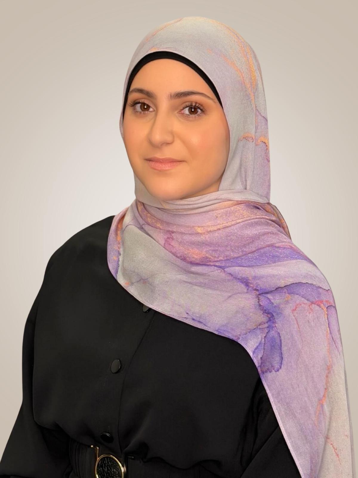Modish Girl Print Modal Hijab-Lavanta Bay