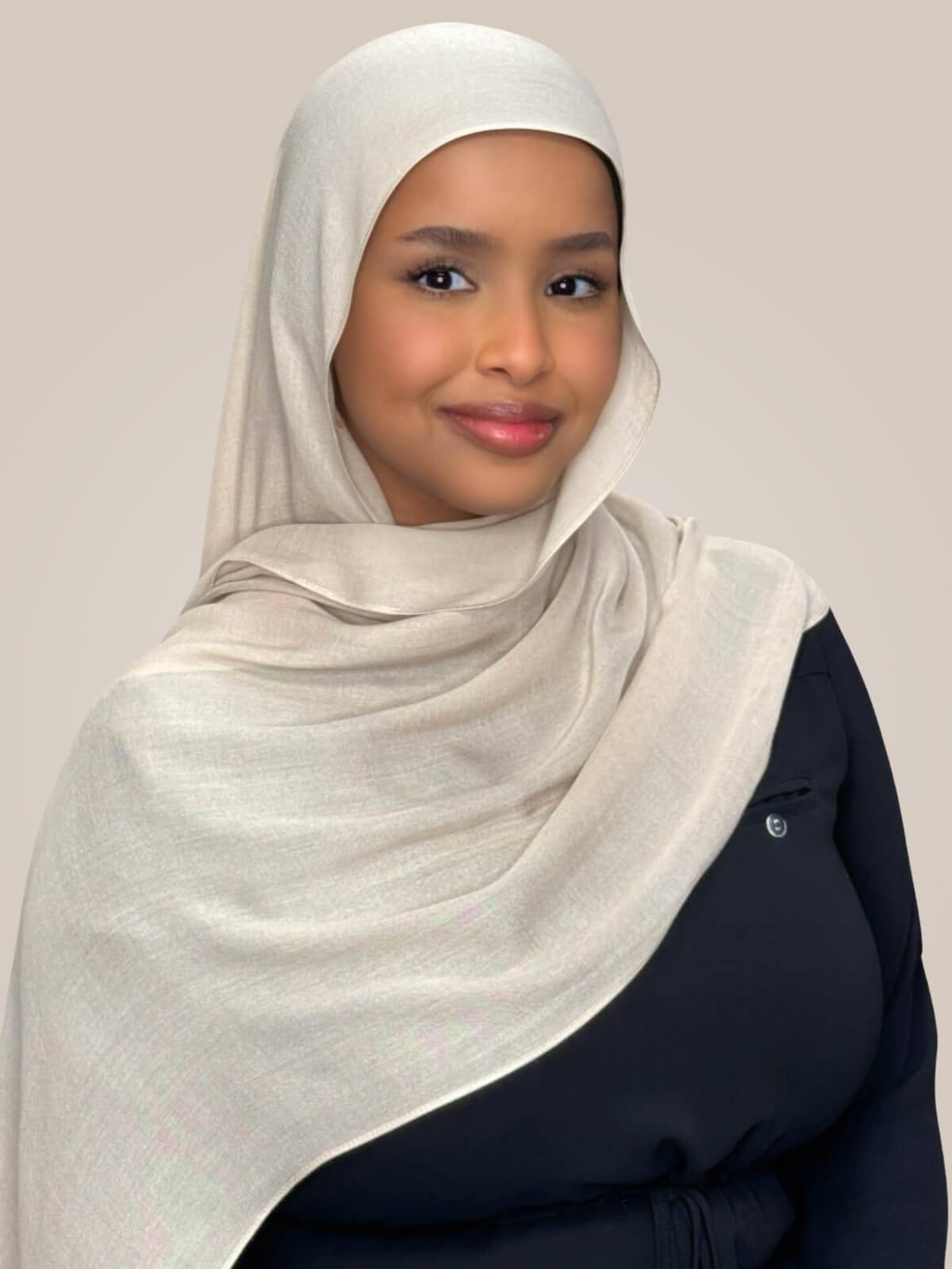 Cotton Modal Hijab-Sand