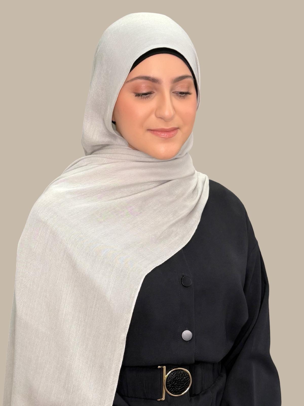 Modish Girl Cotton Modal Hijab-Pearl River