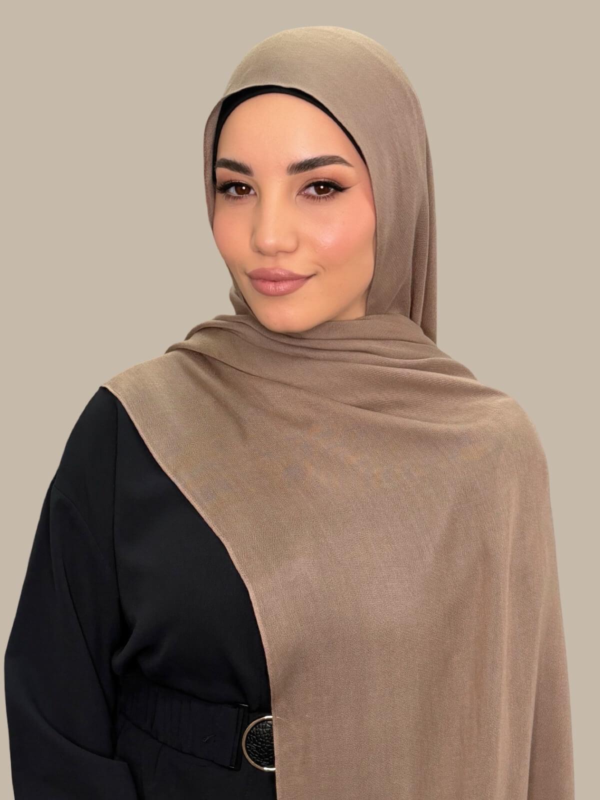 Cotton Modal Hijab-Forest Oak