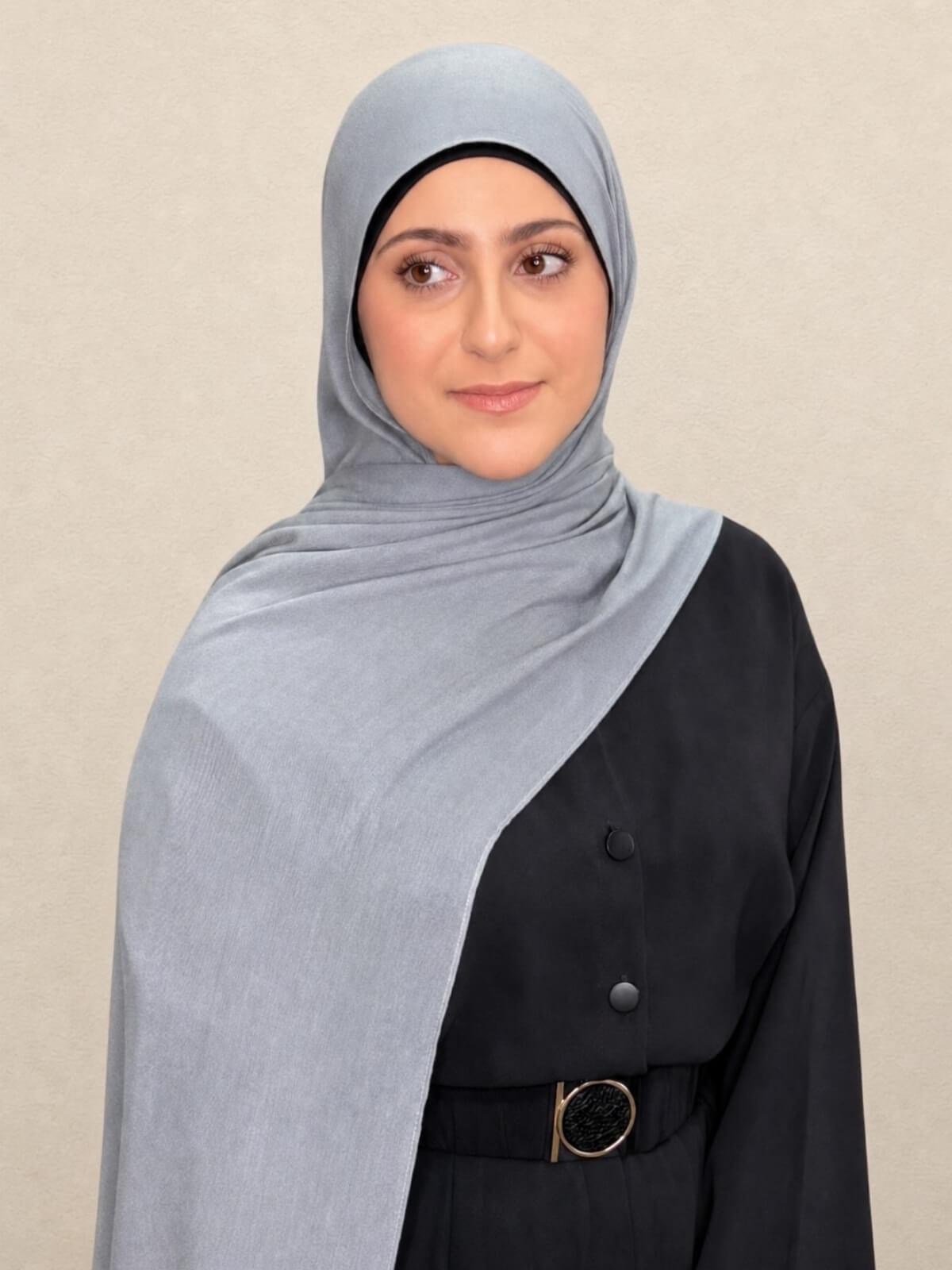 Modish Girl Cotton Modal Hijab-Fossil
