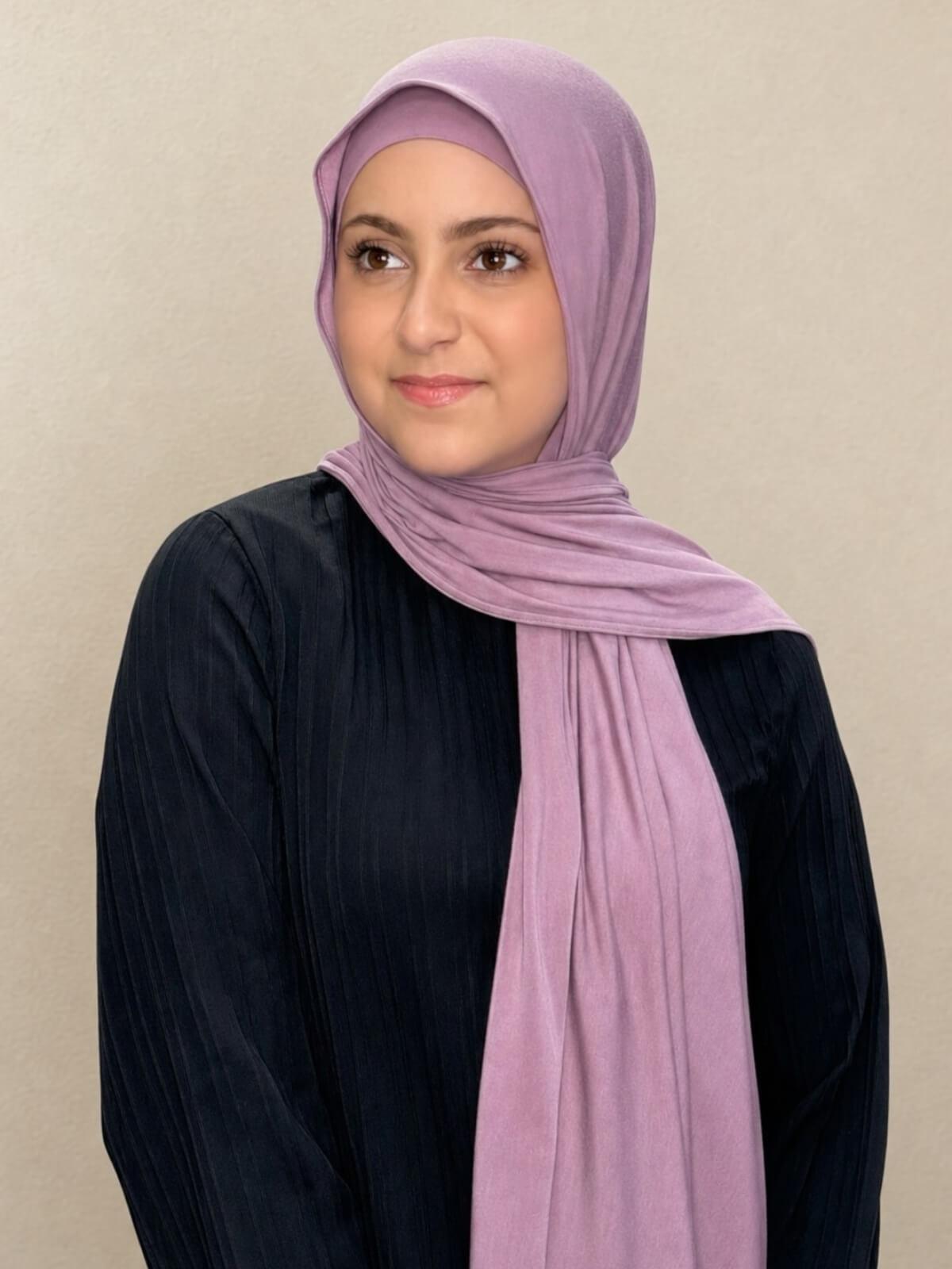 Modish Girl Premium Jersey Hijab-Khaki Rose