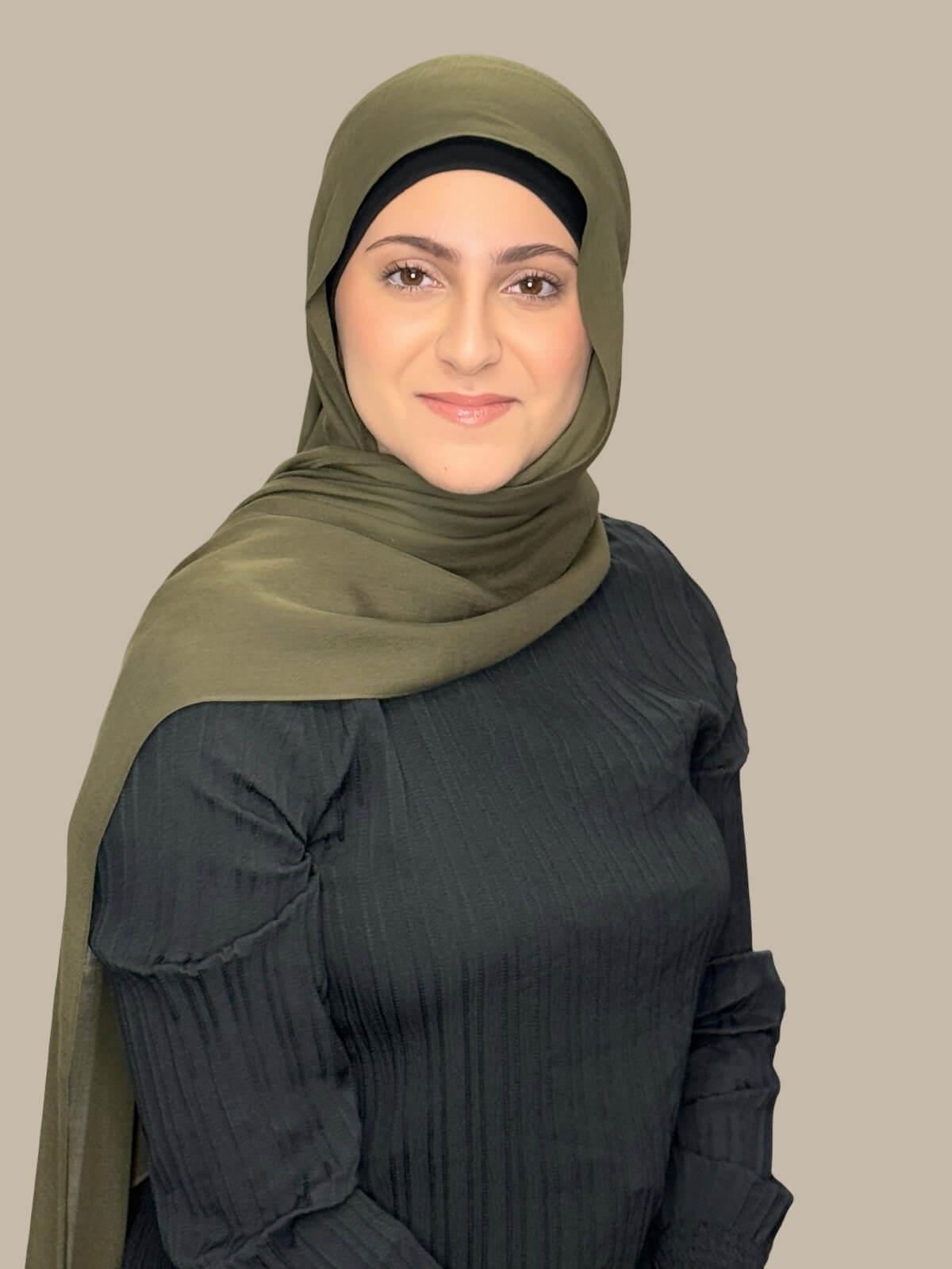 Modish Girl Cotton Modal Hijab-Sunlit Sage