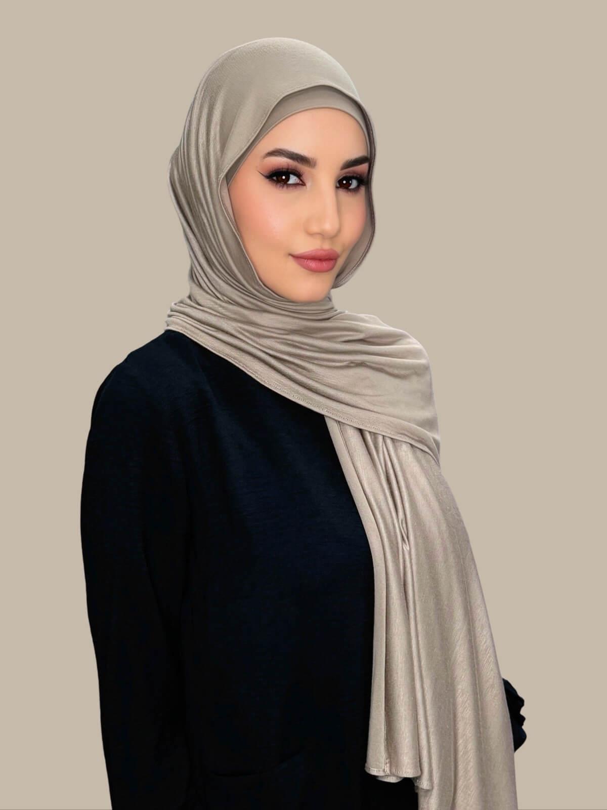 Premium Jersey Hijab-Desert