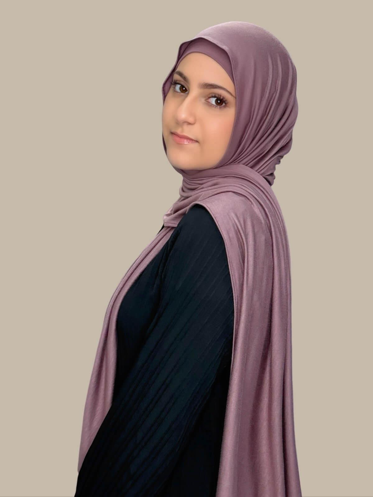 Modish girl Premium Jersey Hijab-Rose Taupe