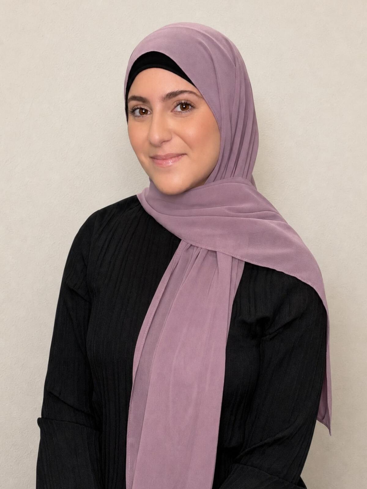 Modish Girl Luxury Chiffon Hijab-Rose Taupe
