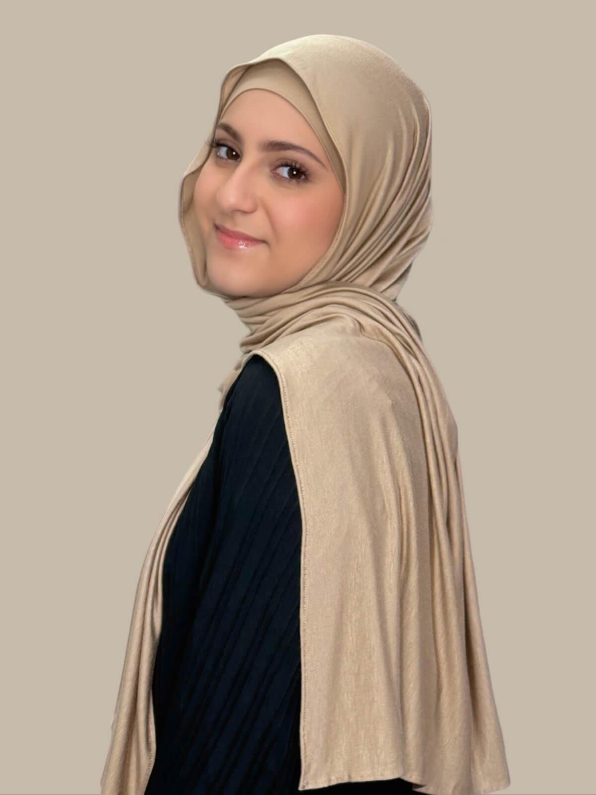 Modish Girl Premium Jersey Hijab-Oak