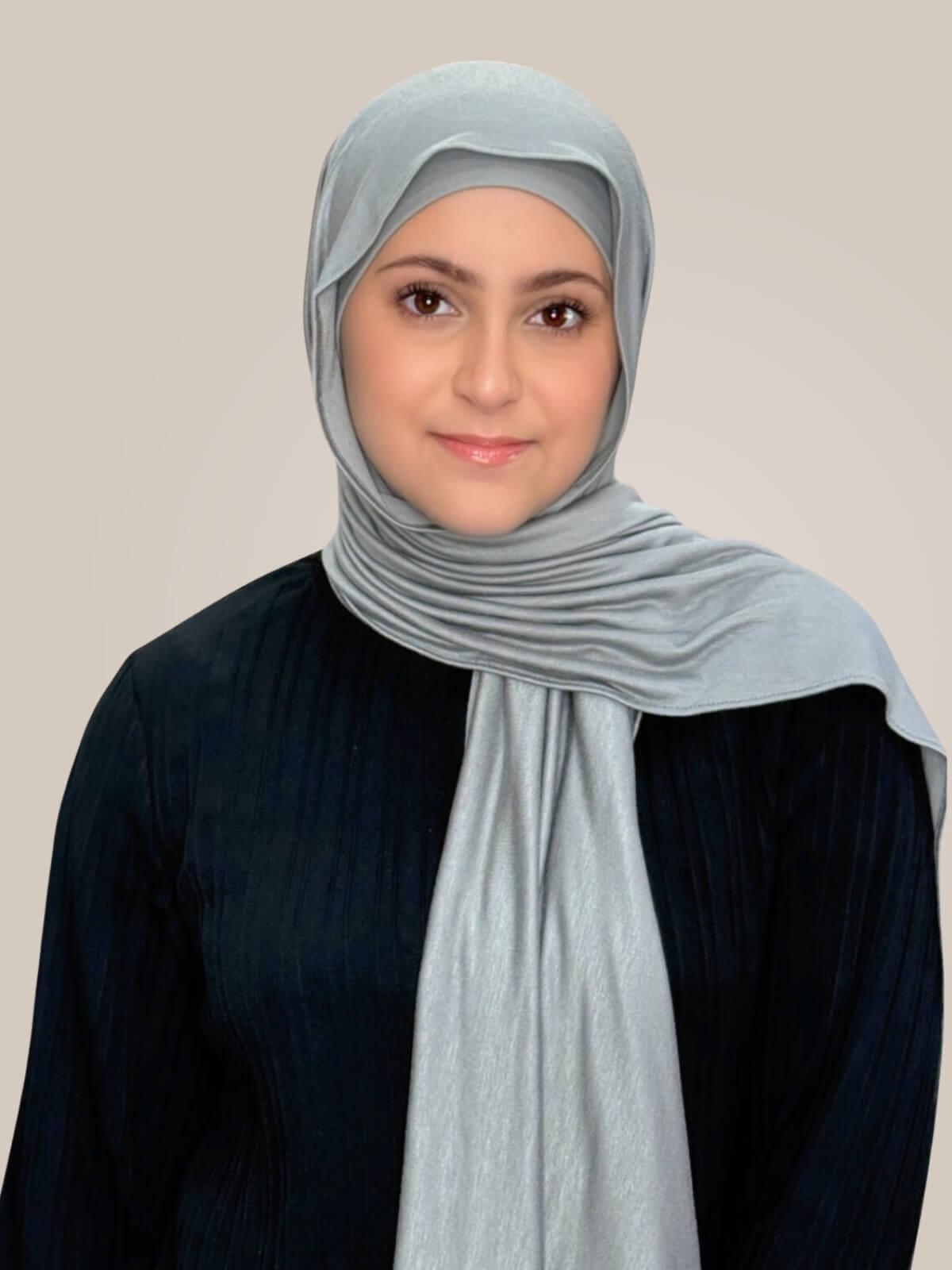 Modish Girl Premium Jersey Hijab-Chic Grey