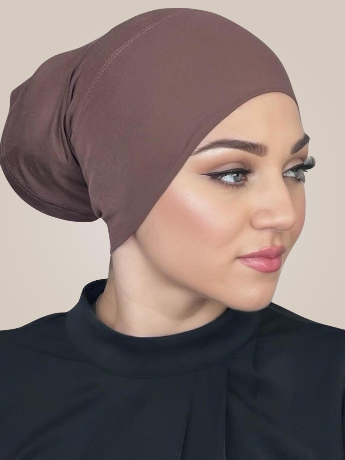 Premium Jersey Underscarf-Mocha Brown